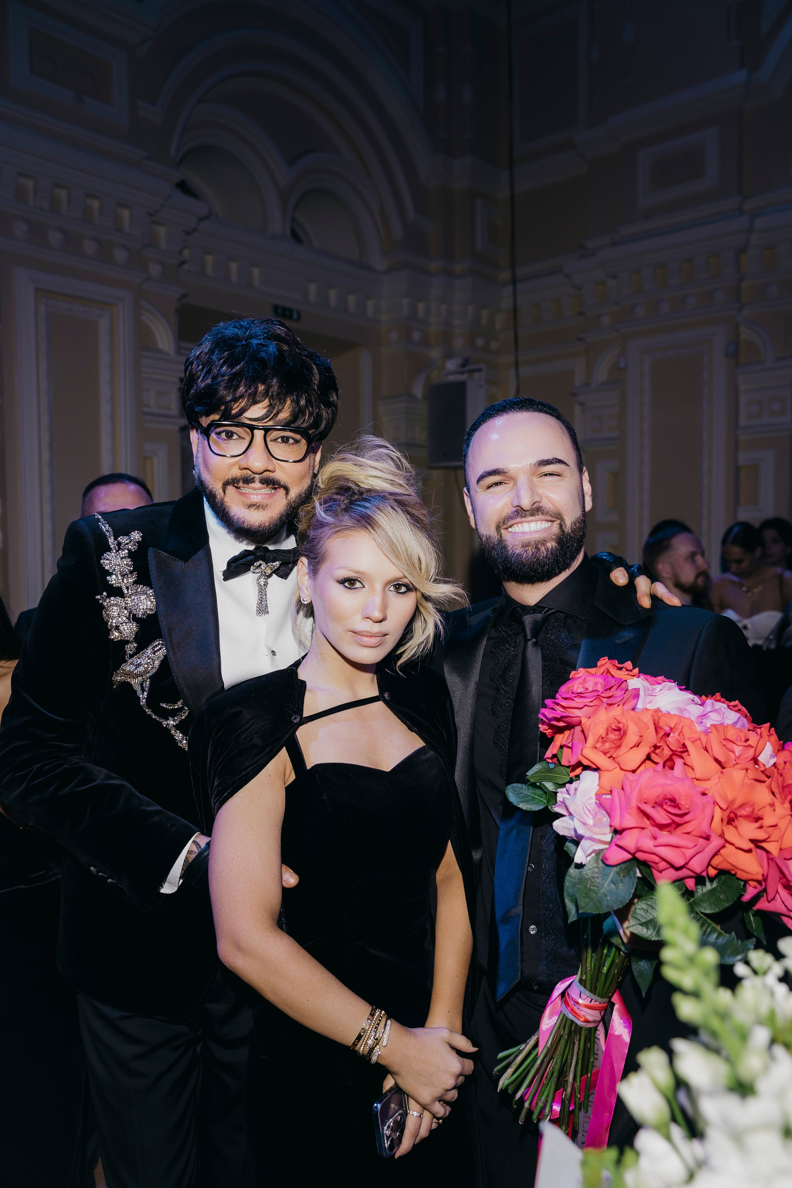 Филипп Киркоров, Люся Чеботина и Арташес Оганиан CANACH fashion show