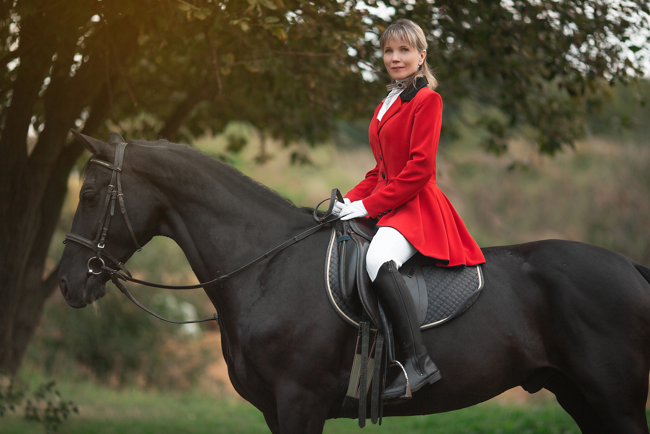Наталья и Барс. Фотосессия с лошадьми в Нижнем Новгороде