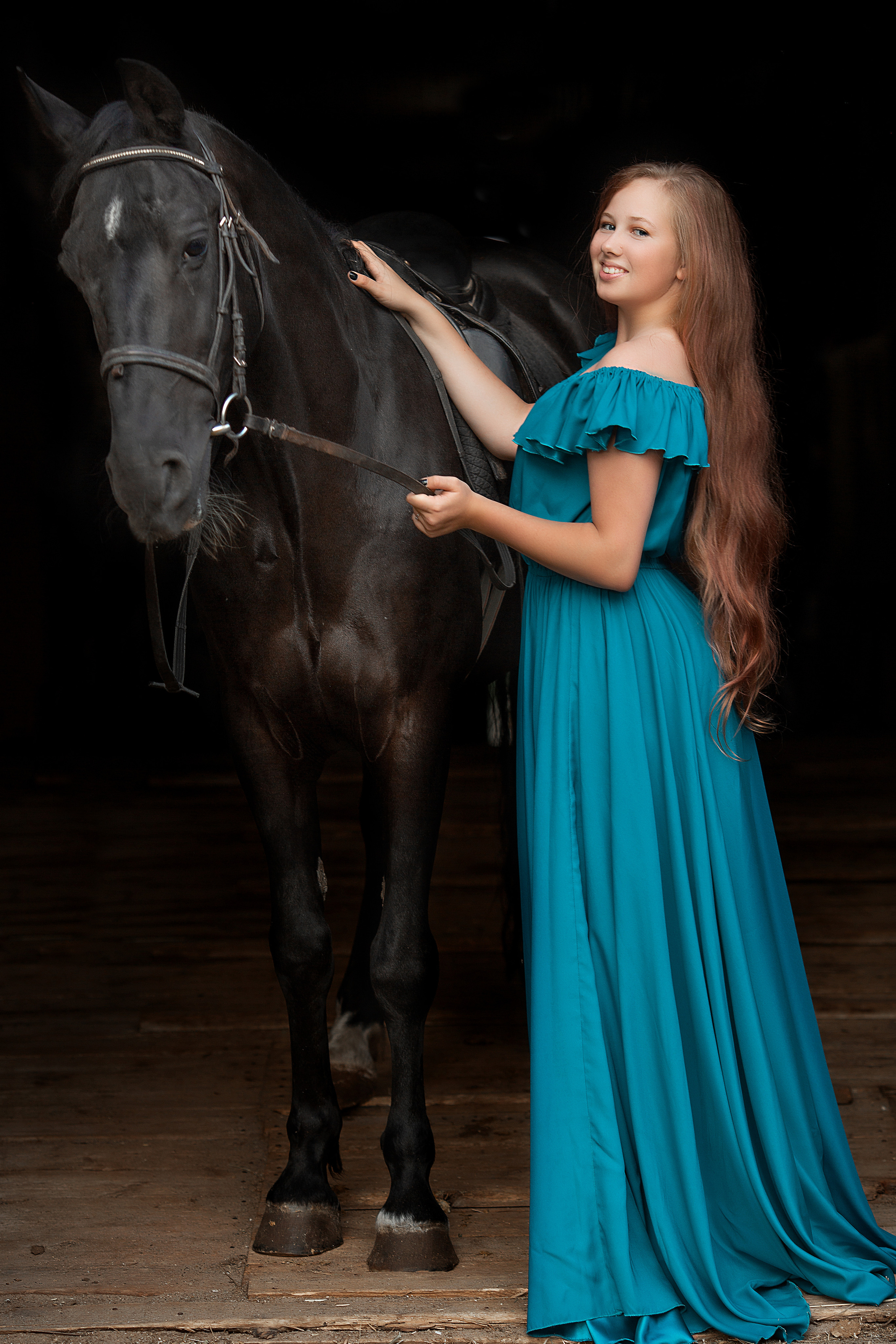 Фотосессия Насти и Барса. Фотосессия с лошадьми в Нижнем Новгороде