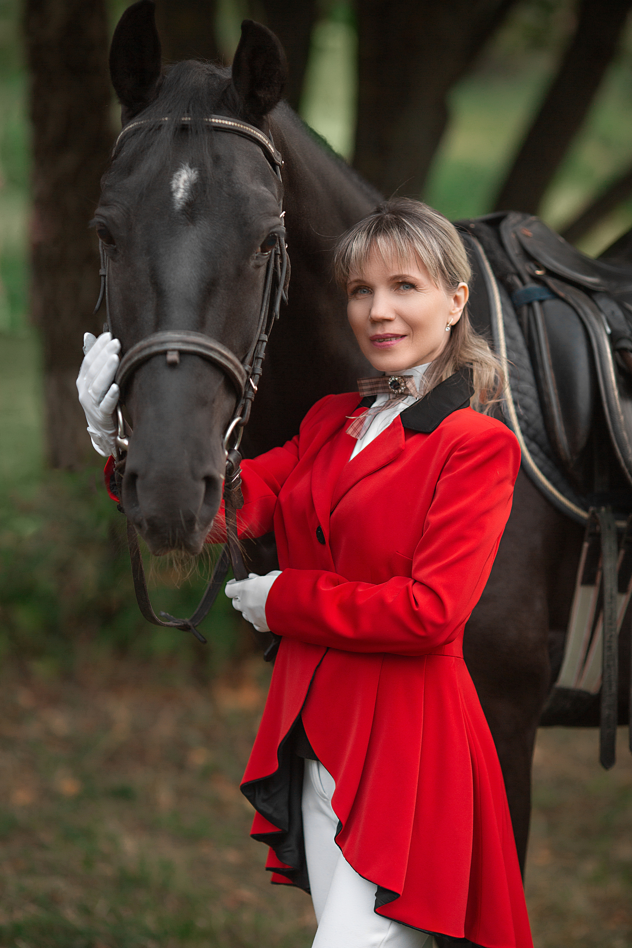 Наталья и Барс. Фотосессия с лошадьми в Нижнем Новгороде