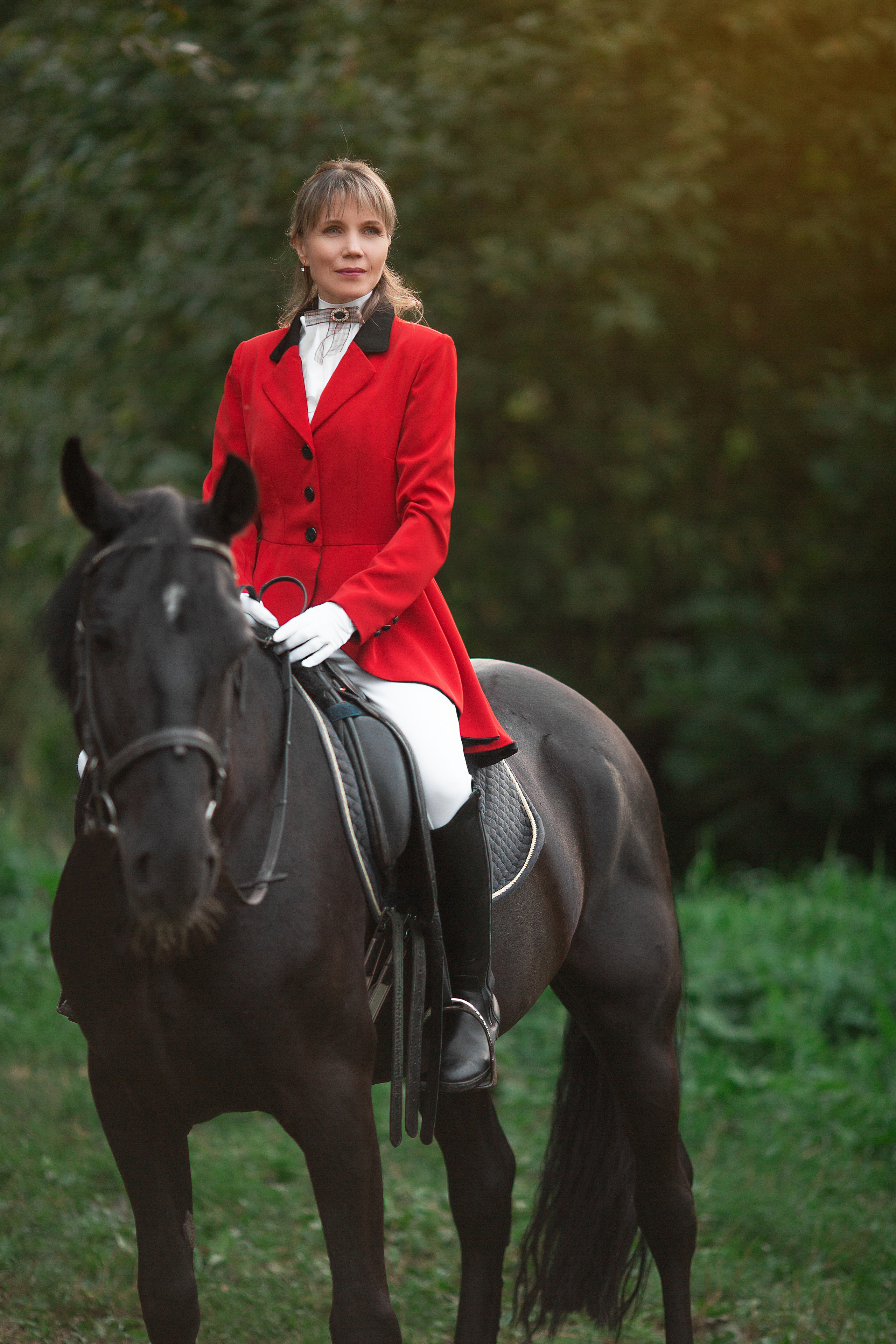 Наталья и Барс. Фотосессия с лошадьми в Нижнем Новгороде