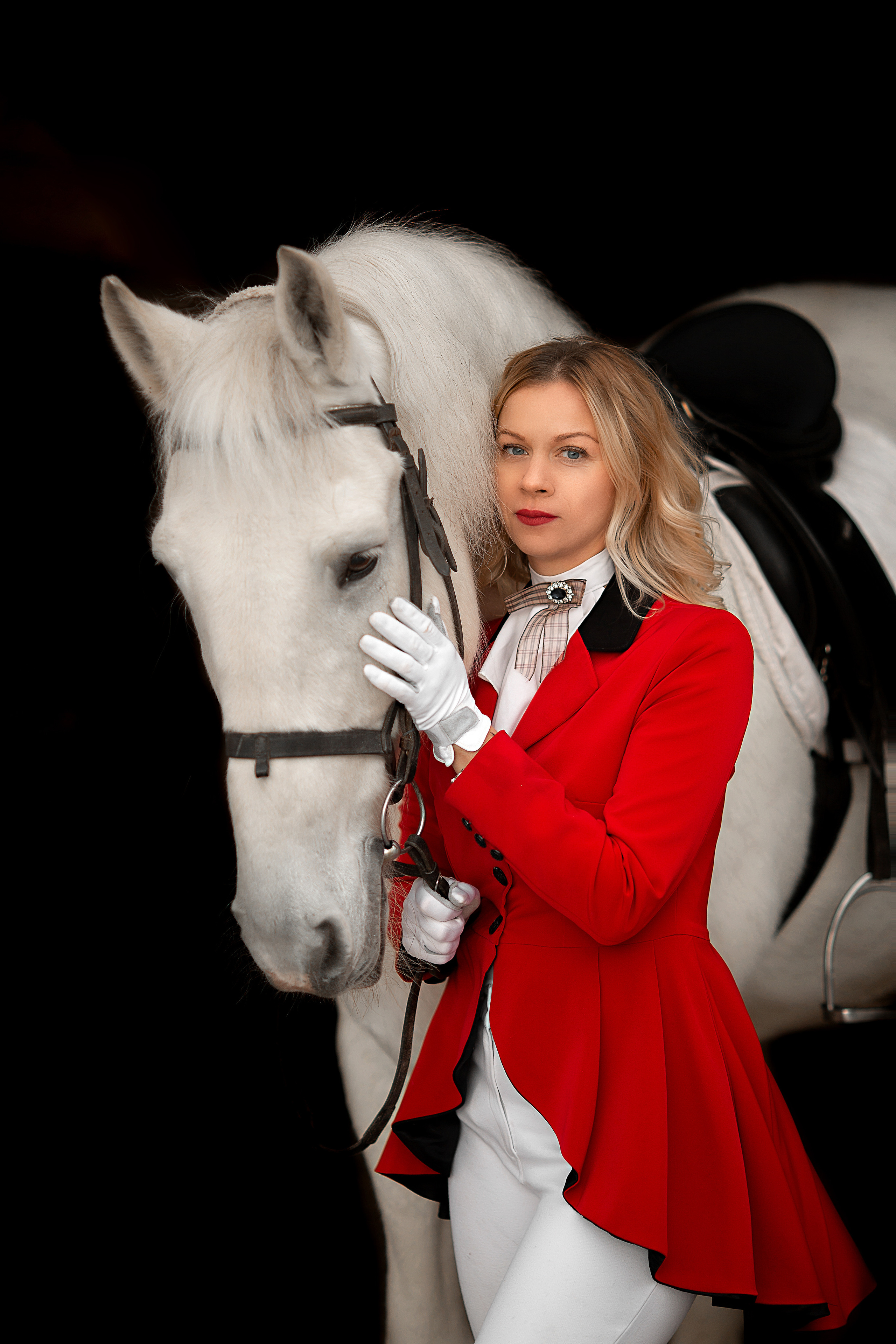 Екатерина с дочками и Воробей. Фотосессия с лошадьми в Нижнем Новгороде