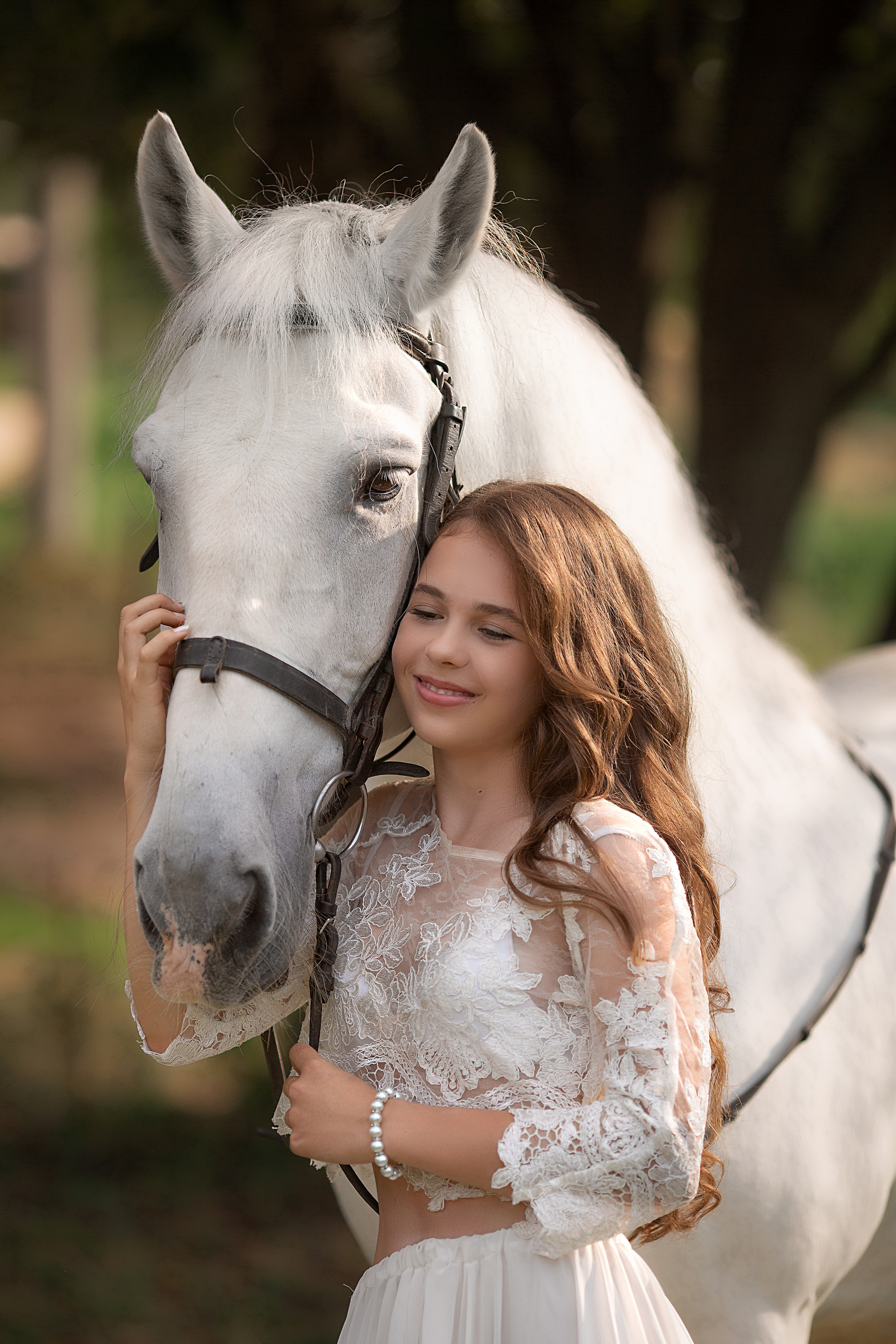 Юля и Воробушек. Фотосессия с лошадьми в Нижнем Новгороде