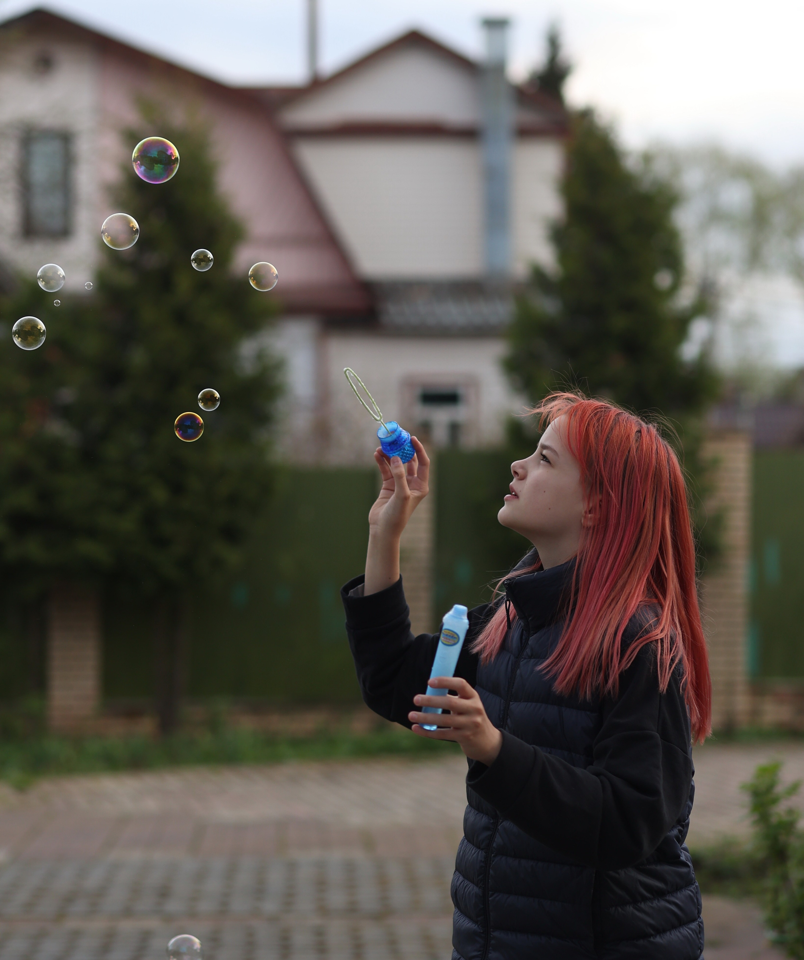 Активная прогулка. Пузыри. Портретный фотограф Москва