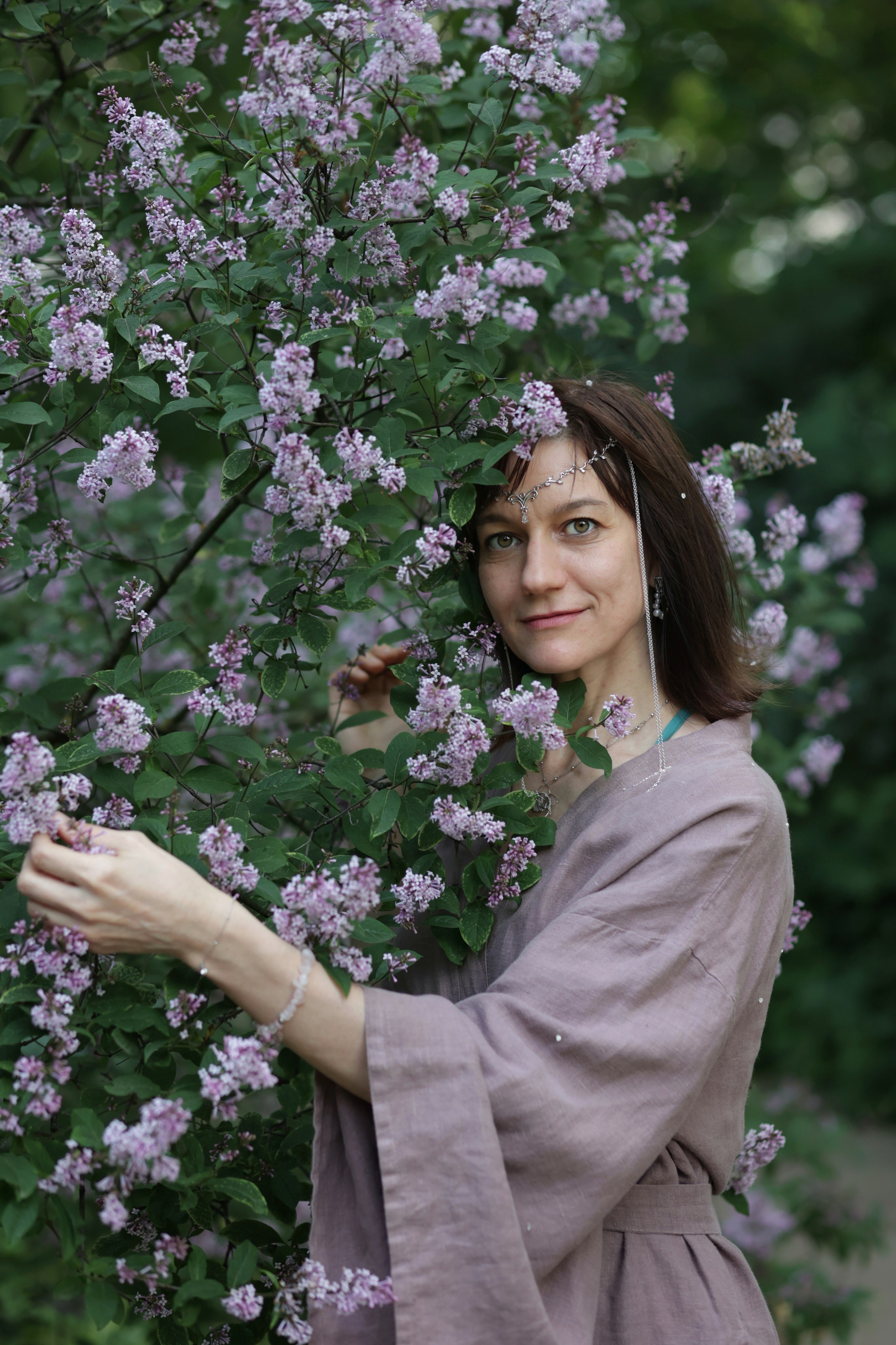 Цветение. Йога. Аптекарский огород. Портретный фотограф Москва