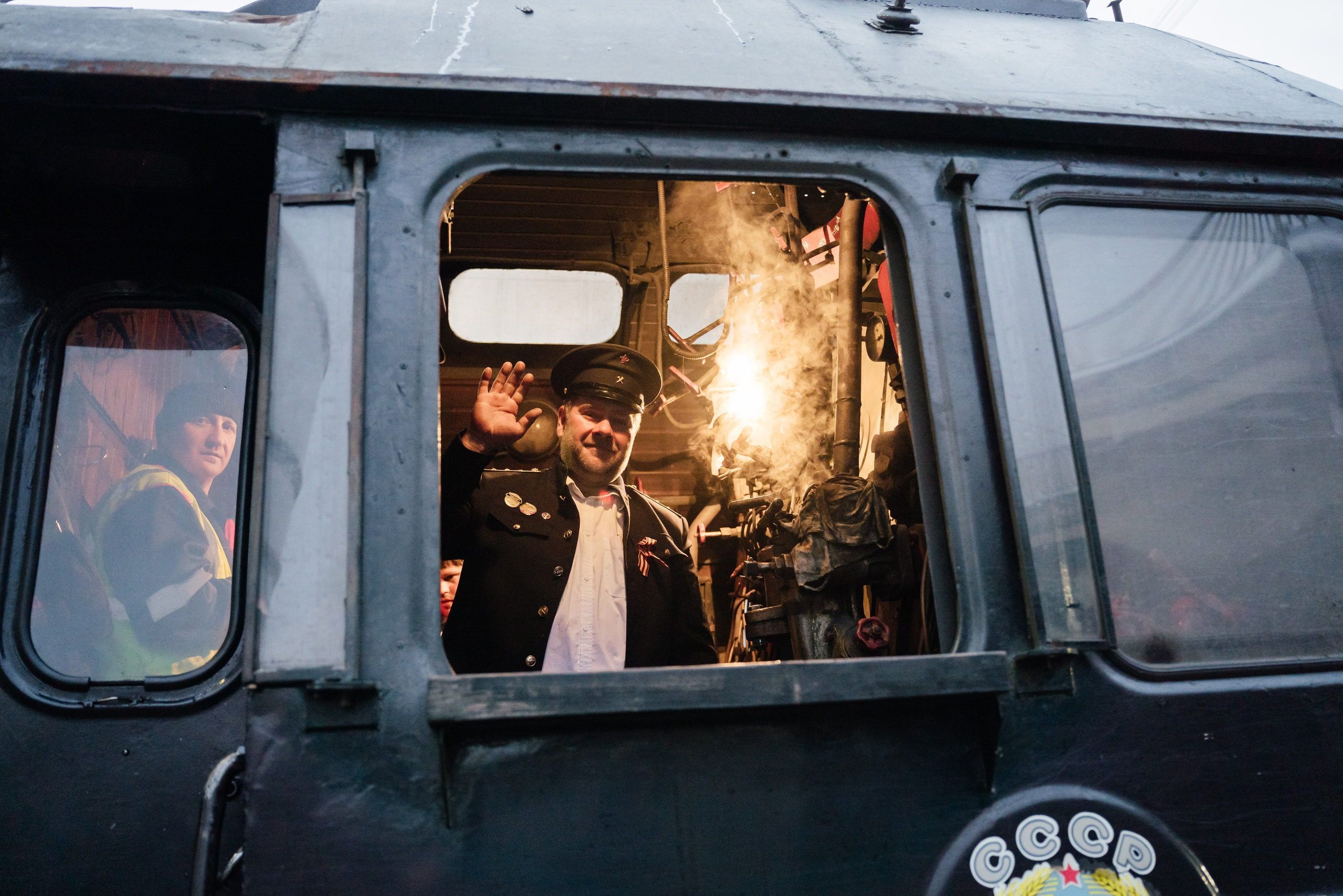 Экскурсия на ретропоезде. Видеограф и Фотограф в Челябинске Ксения и Владимир Рюмины