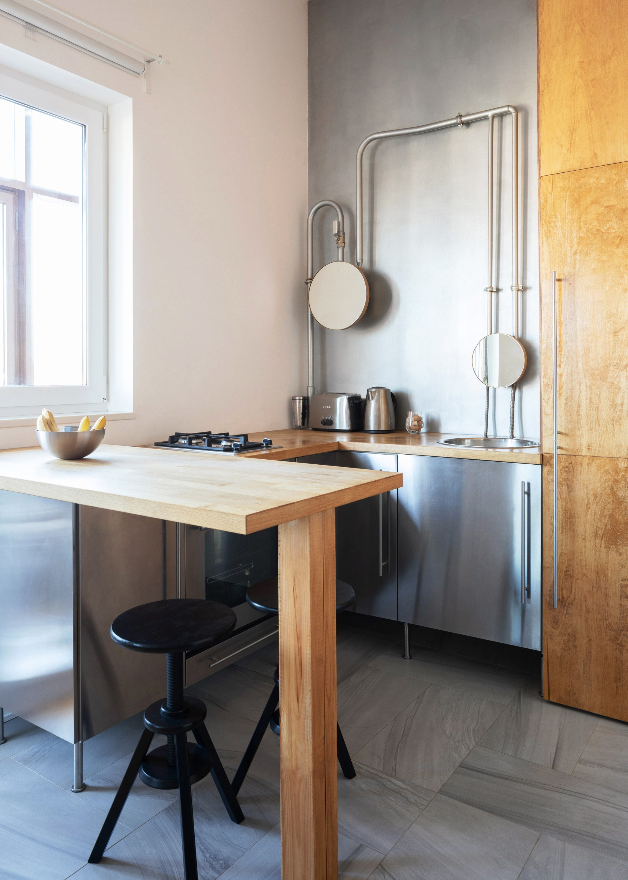 Mezzanine 2-level flat Moscow. Интерьерный архитектурный фотограф | interior architectural photographer