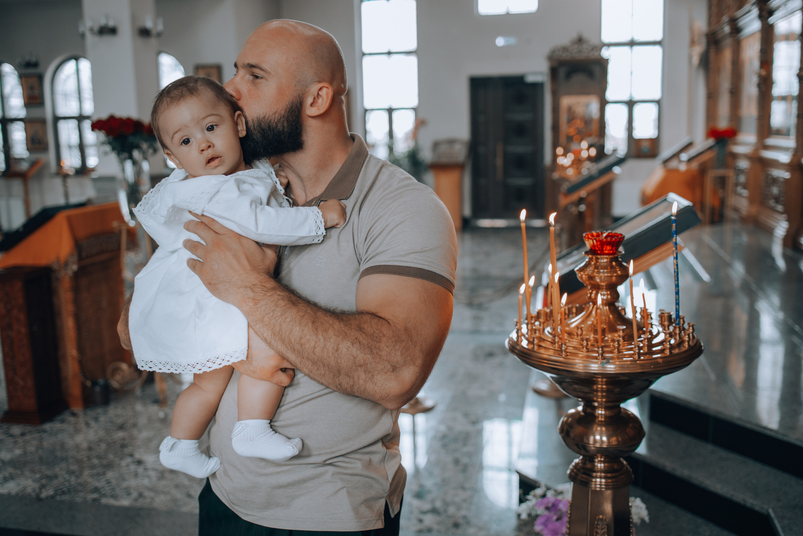 Таинство Крещения. Семейный и Детский фотограф в Краснодаре Дарья Насаченко