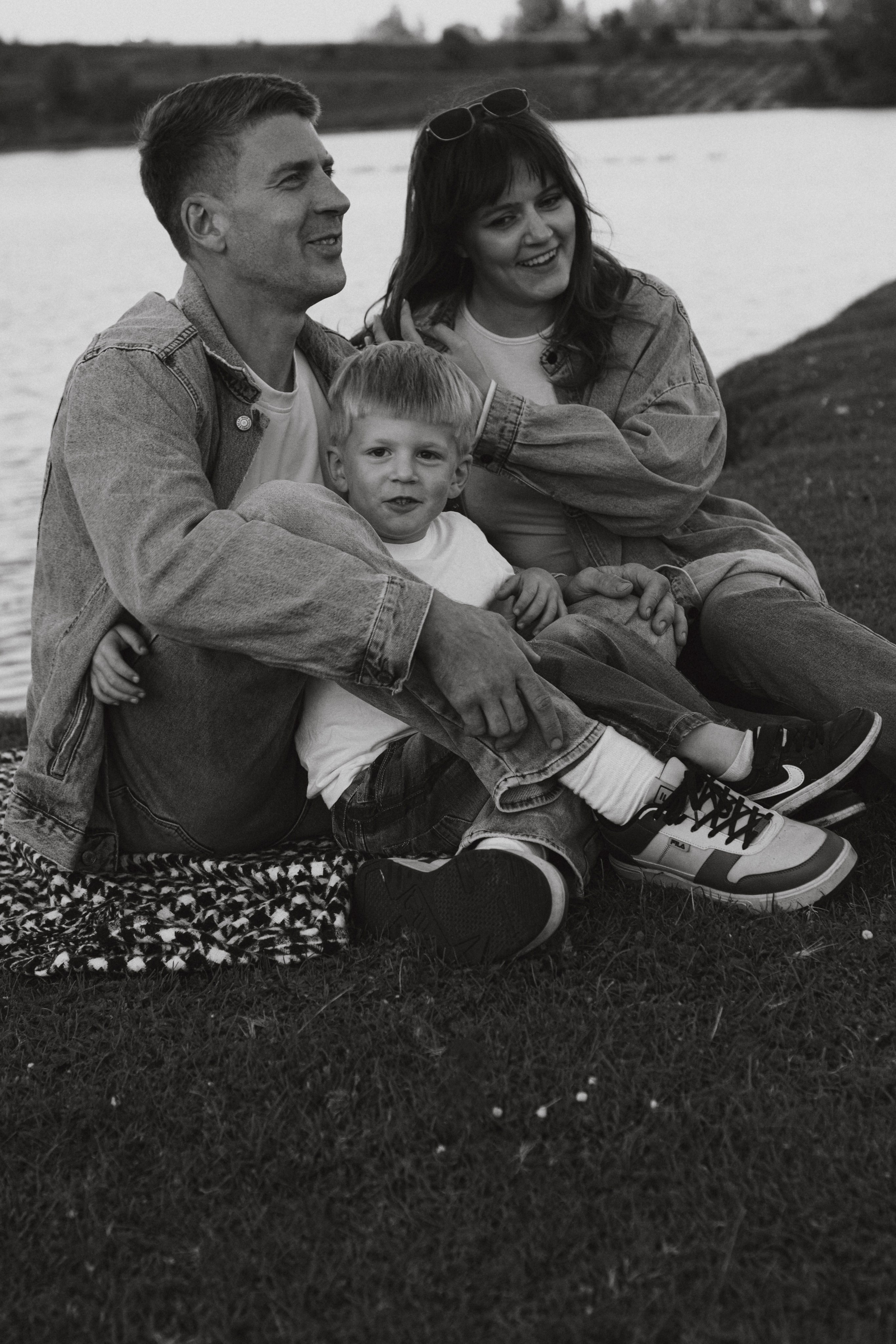 ЧБ семейная. Фотограф Бойко Антонина