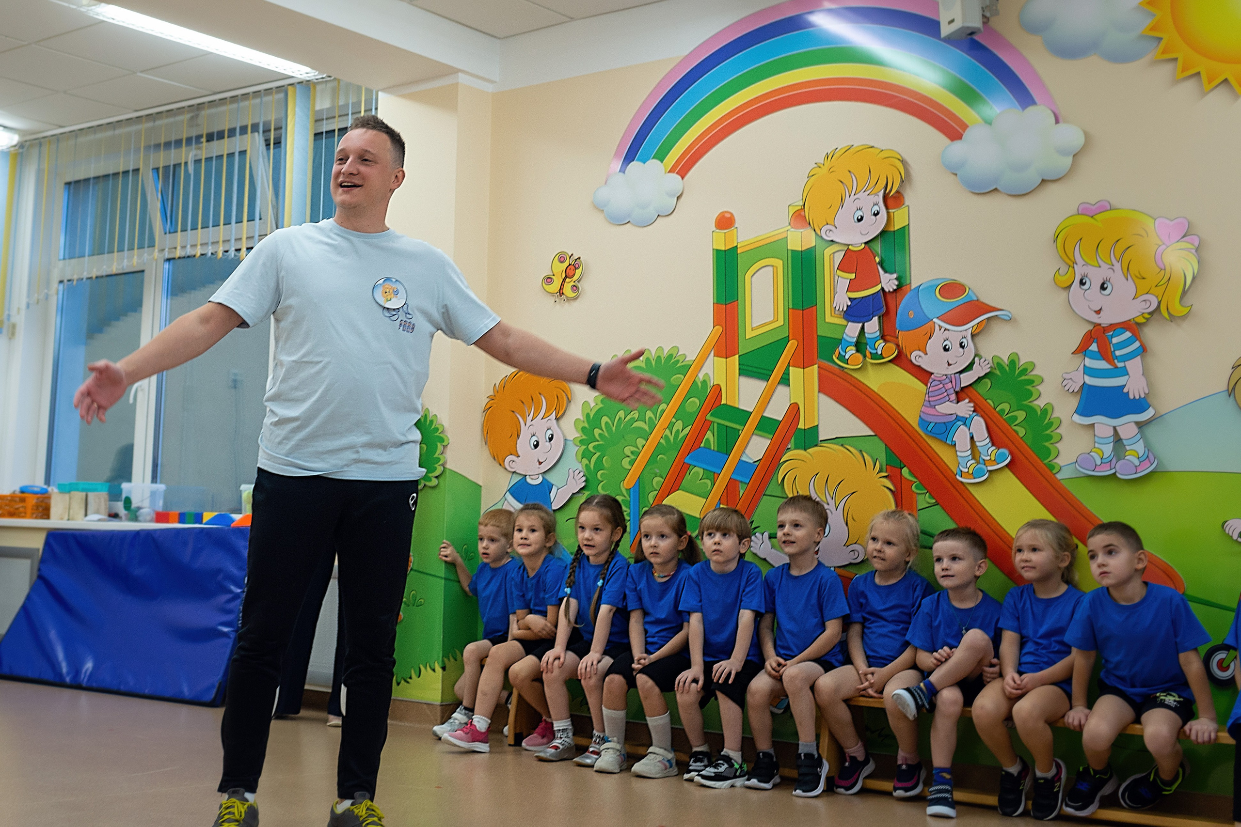 День пап в детском саду_2024. Семейный фотограф в Санкт-Петербурге