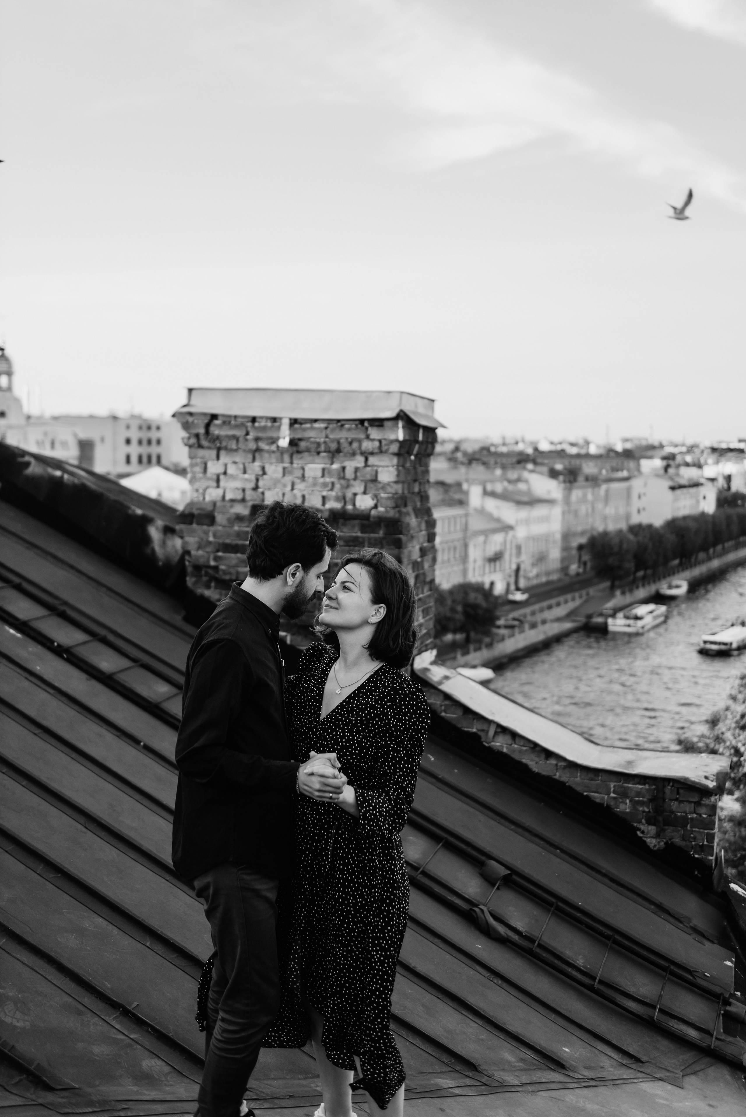 Мы гуляли по крышам питера. Фотограф Алена Нормальная в Санкт-Петербурге