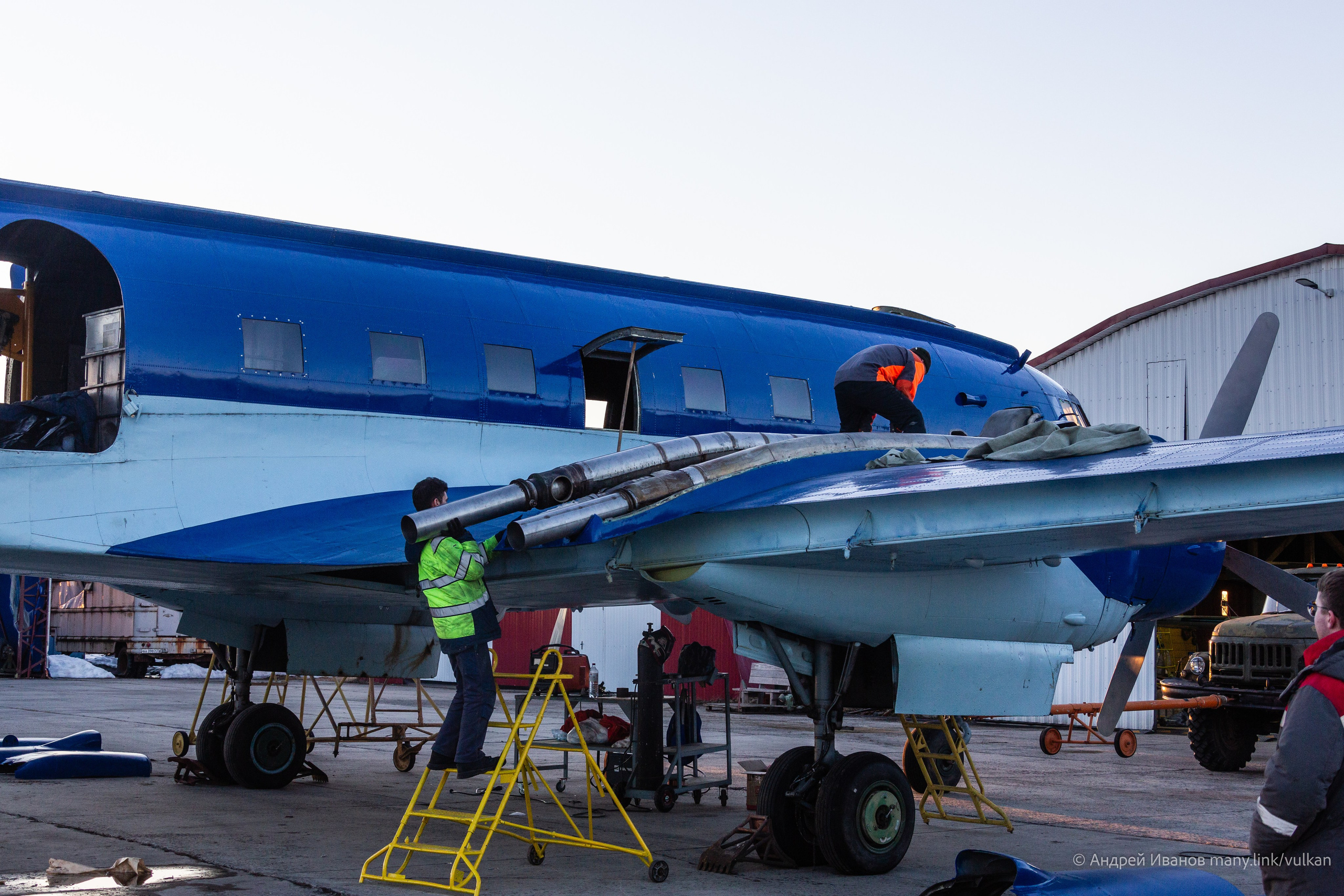 Ил-14Т «Голубая Мечта» (2026 г.). Фотоальбом показывающий увлекательный мир авиации и мир медведей Андрея Иванова