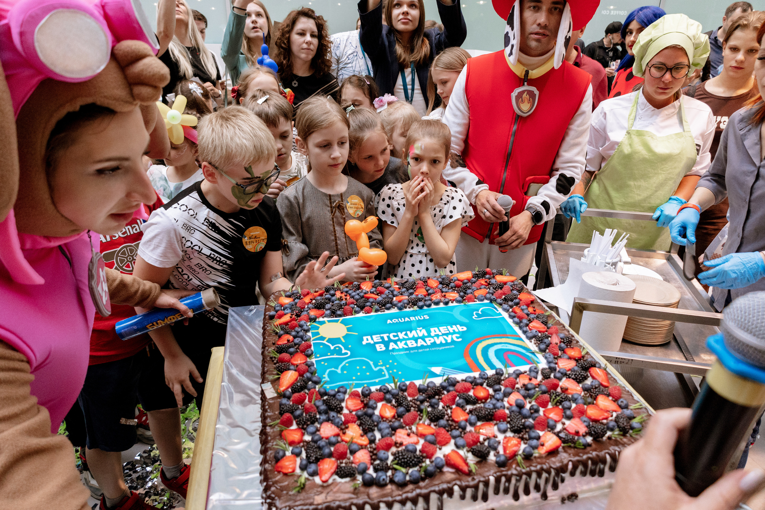 Детский день в AQUARIUS. Коммерческий фотограф Ксения Есина