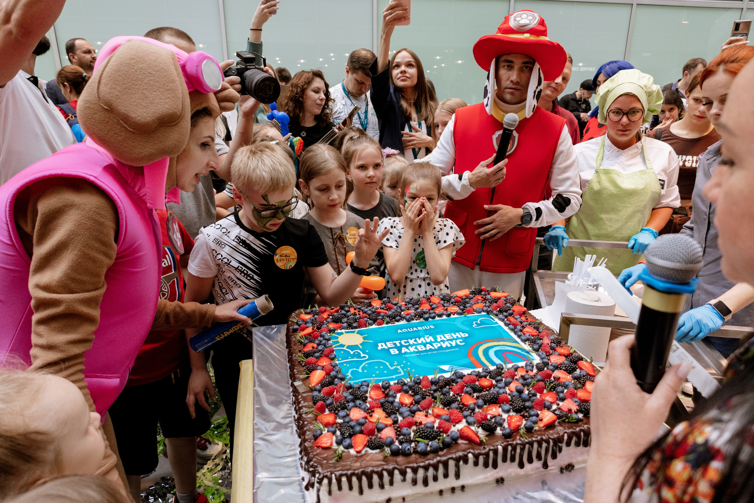 Детский день в AQUARIUS. Коммерческий фотограф Ксения Есина