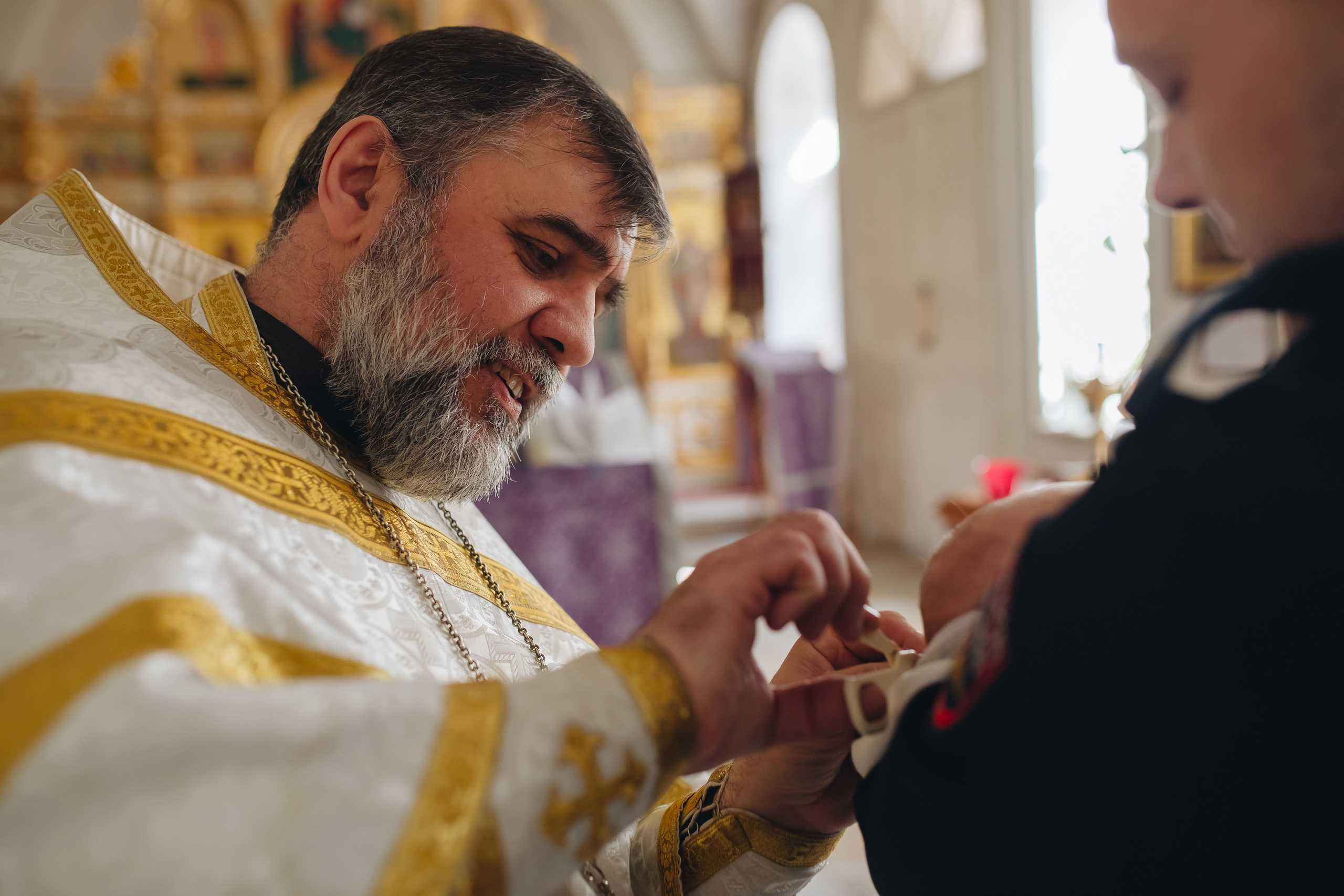 Крещение в светлом Храме. Семейный и детский фотограф в Москве Дорогова Екатерина