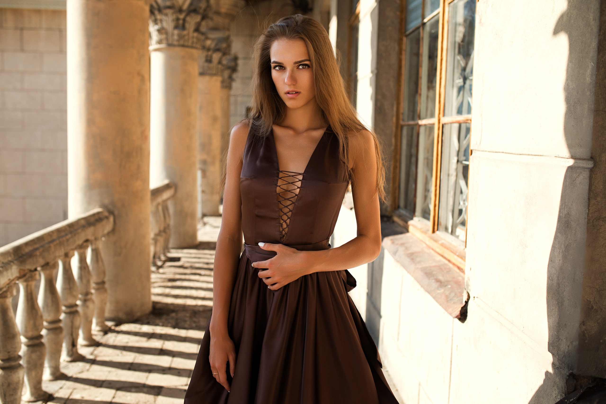 Фотосет у дома культуры в с. Стрелица и в Белом Колодце с Маргаритой для «себя»