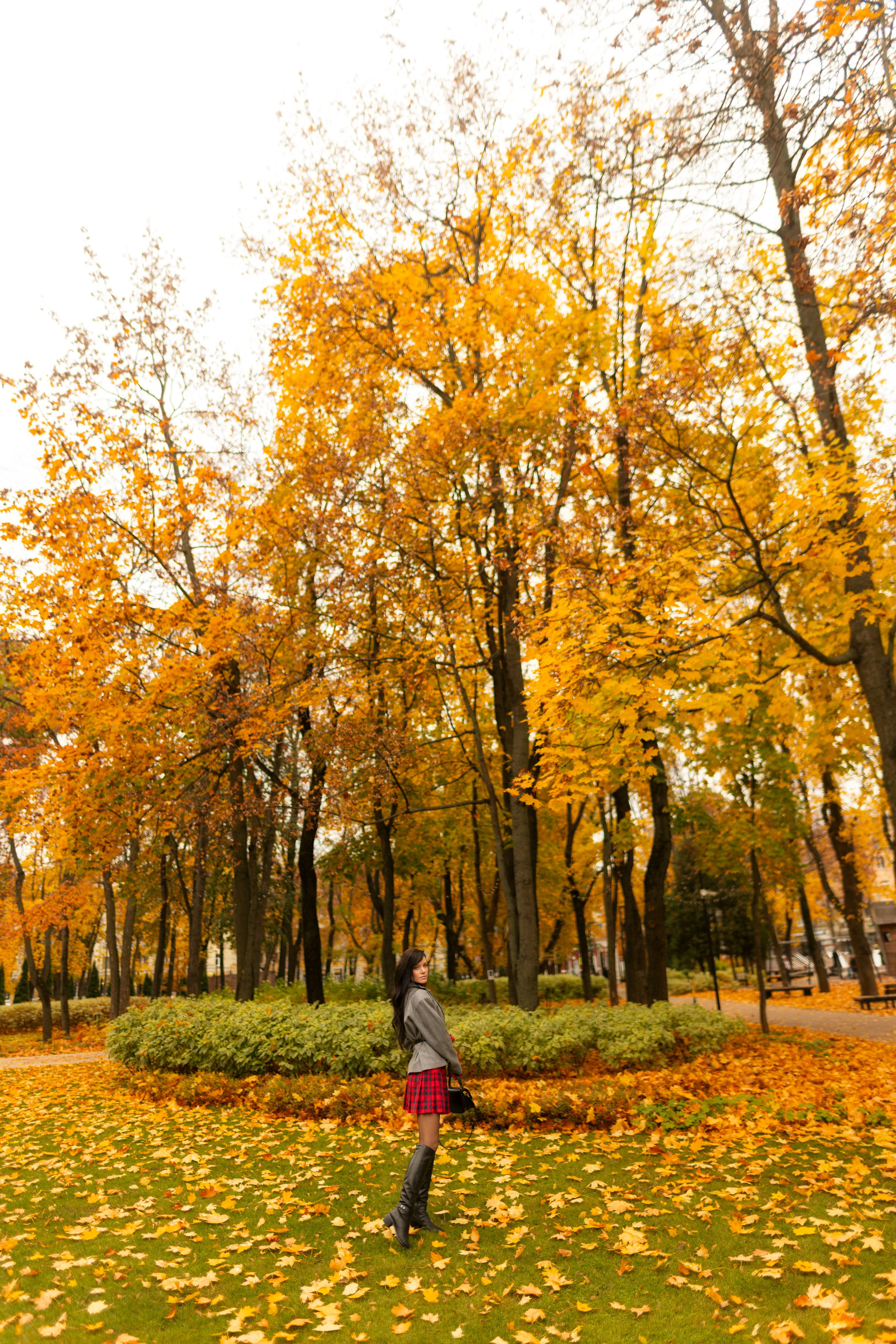 Фотосет с Екатериной в парке на осеннюю тему для «себя»