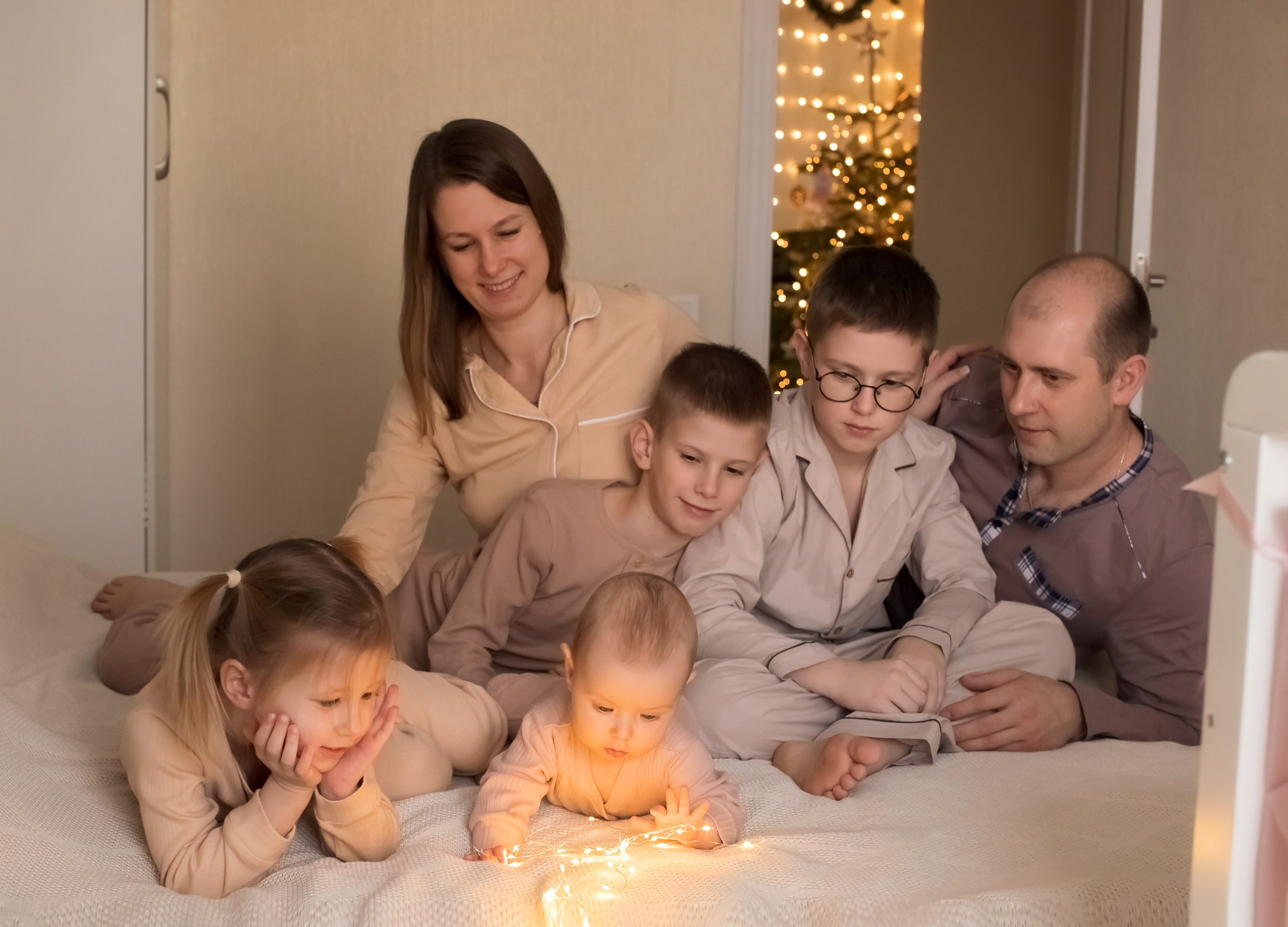 Теплое Рождество. Семейный и детский фотограф в Саратове Полина Коткина