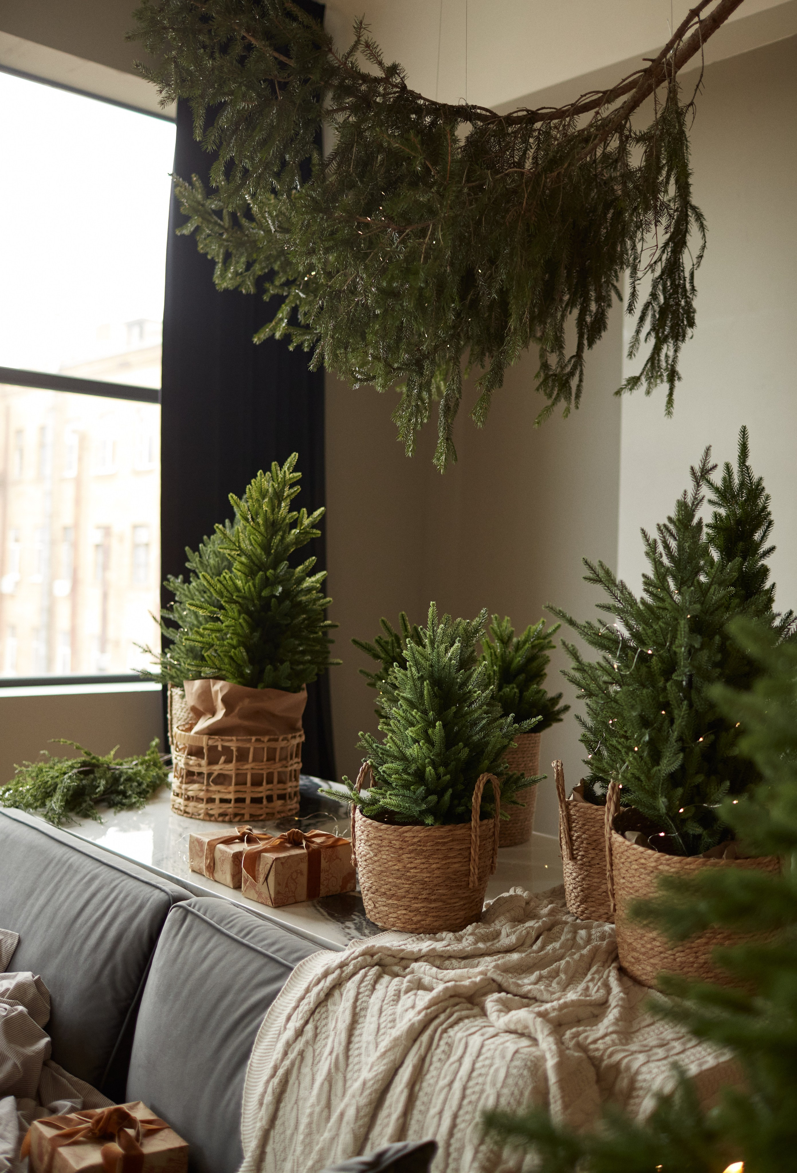 Новогодний интерьер фотостудии «Паркет», город Краснодар. Семейный и детский фотограф в Краснодаре Анна Трашкова