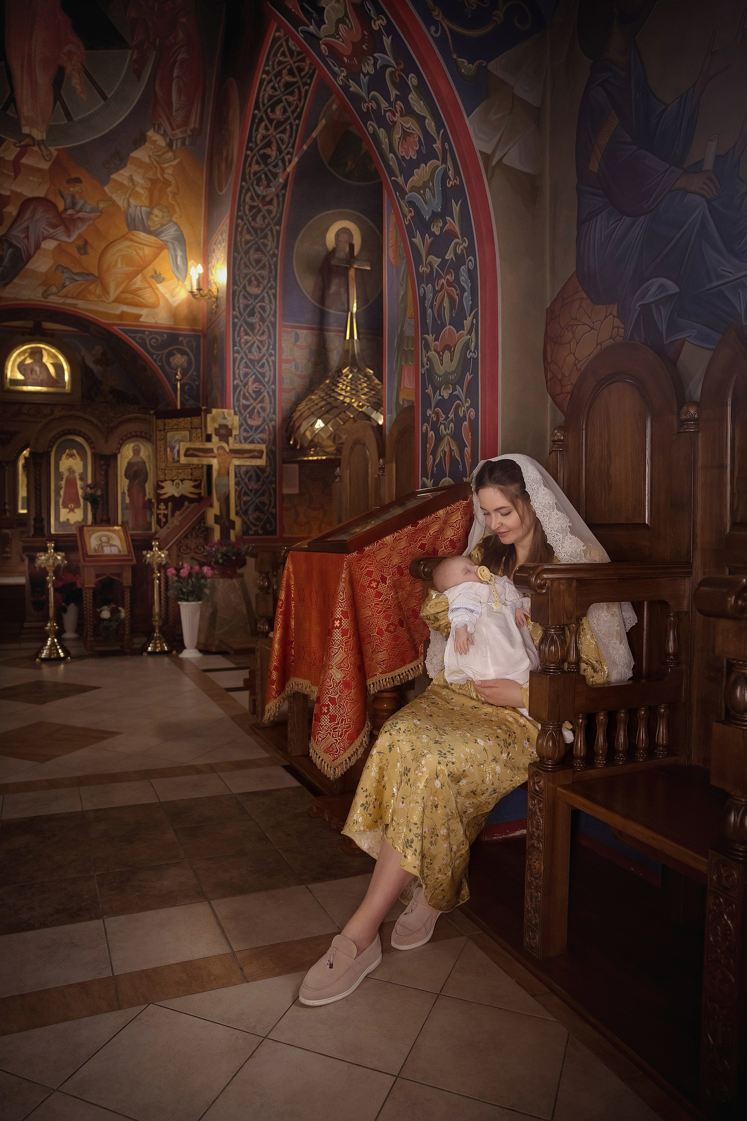Крещение Василисы Храм в Ямном. Фотограф на крещение и венчание