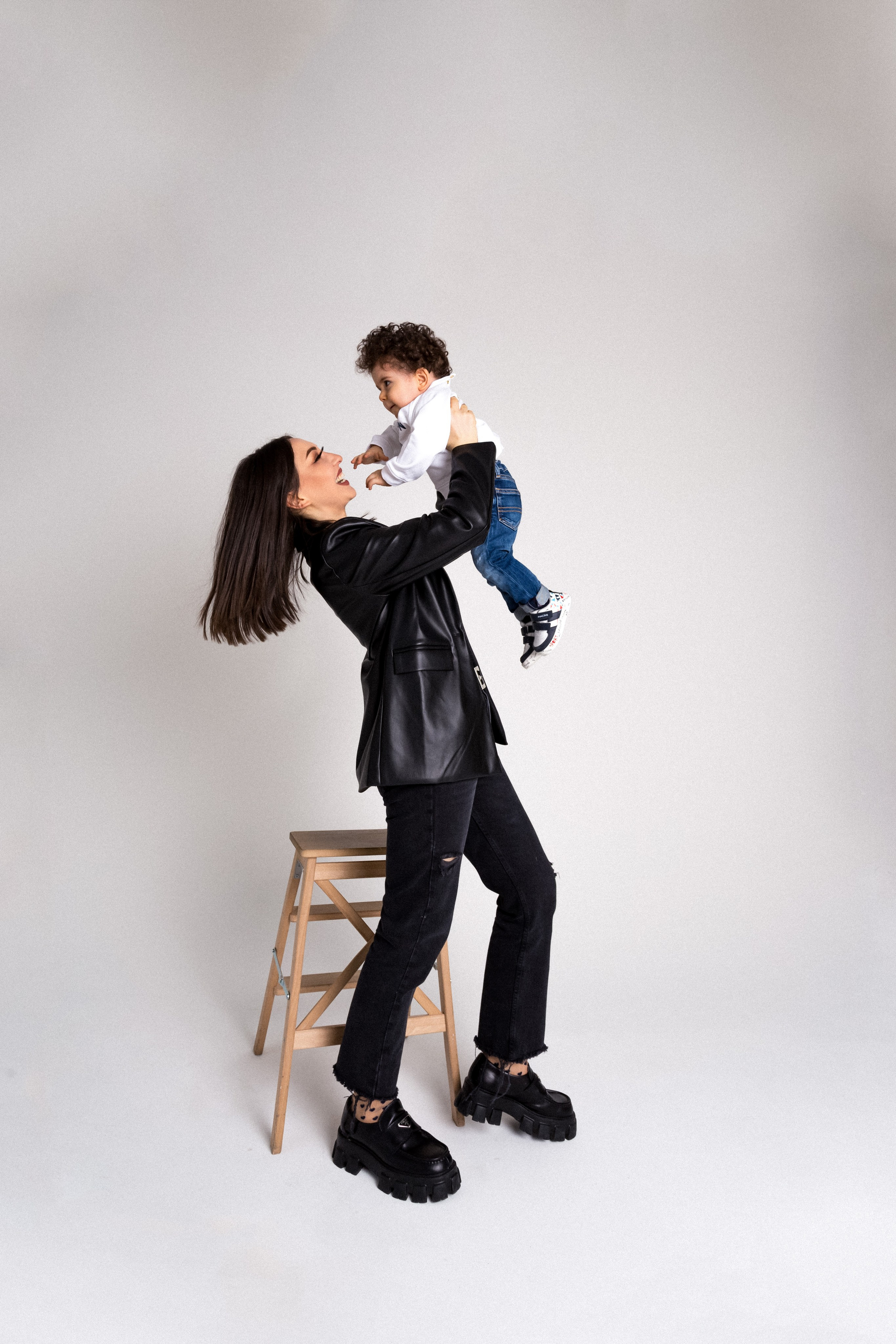 Семейная съемка в LOFT-13. Семейный фотограф в Москве и МО Варвара Шаранова