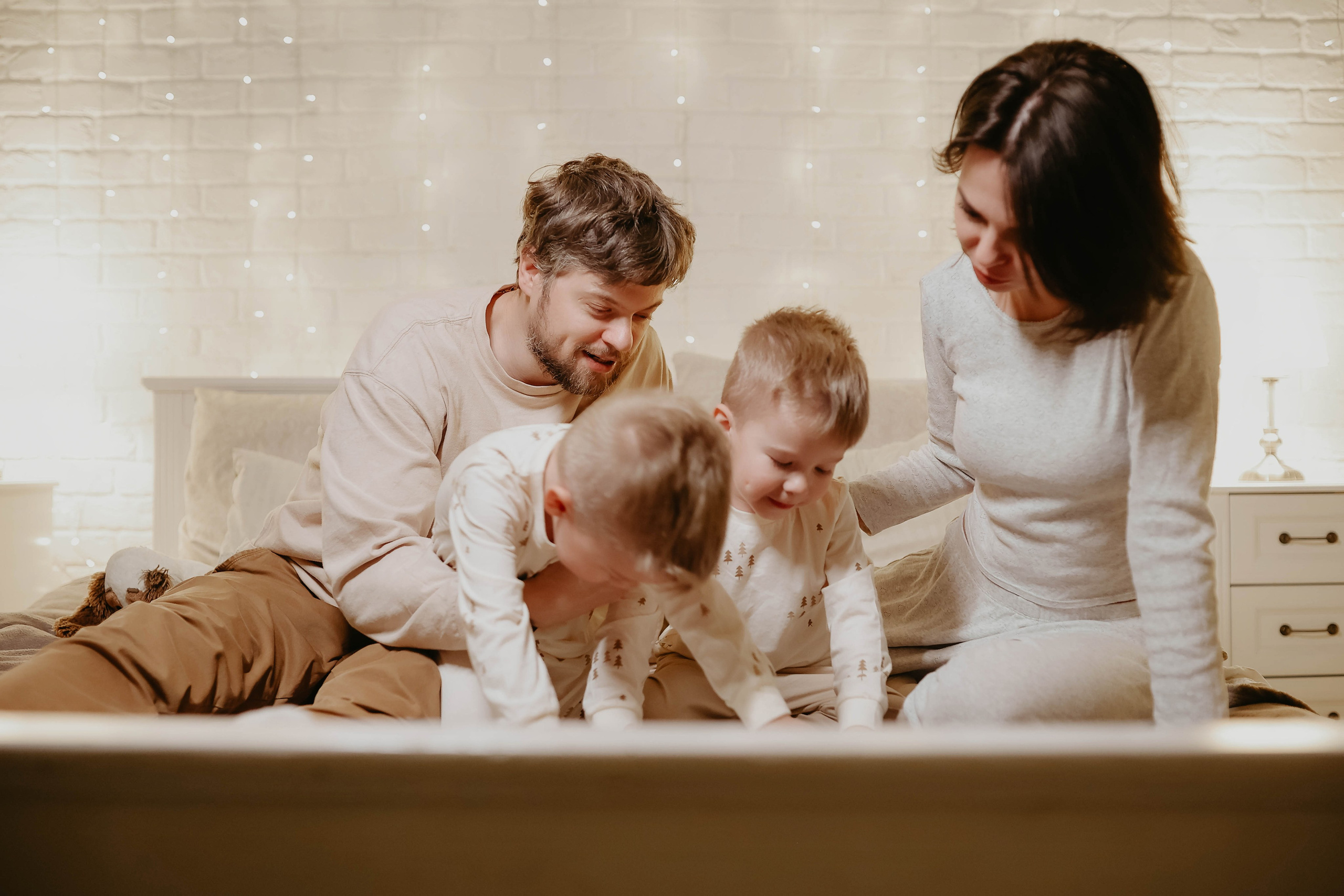 Новогодняя. Саша+Андрей+дети. Photographer in Moscow & everywhere in the World Alena Vyalova