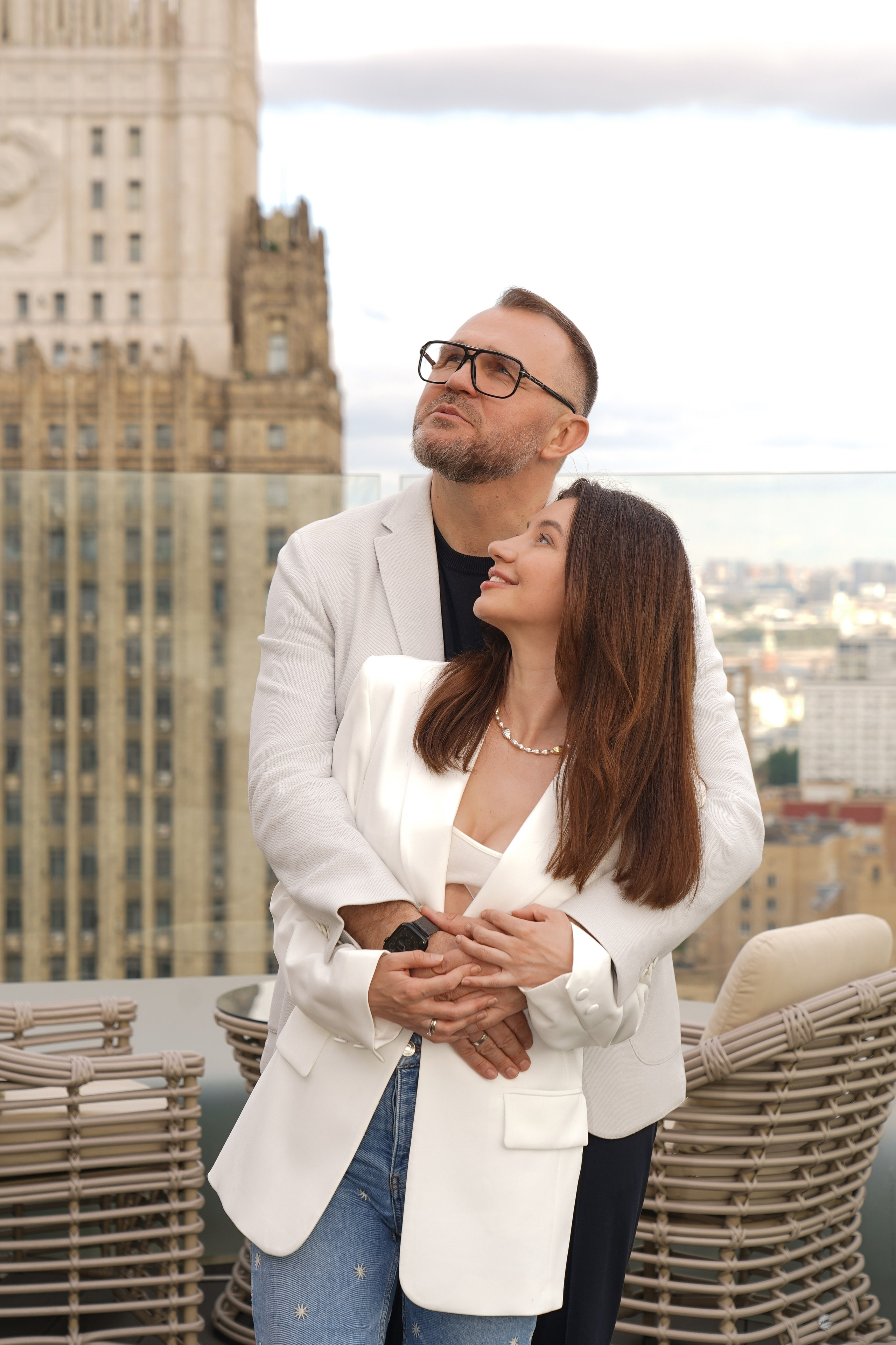 Свидание на крыше. Алена и Андреас. Анна, фотограф Москва, Зеленоград