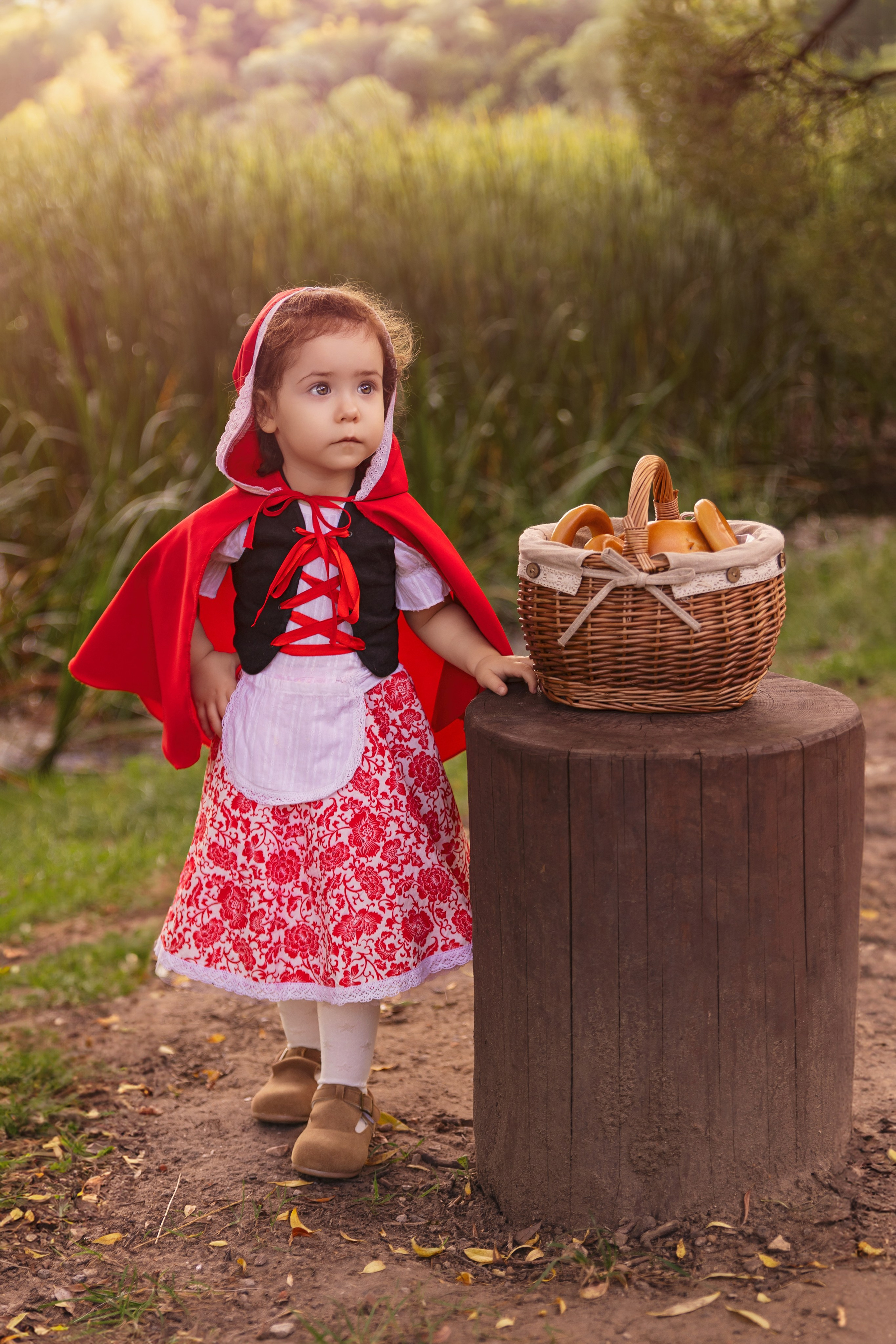 История невероятно храброй и милой Красной шапочки). Трубинова Екатерина | Семейный фотограф | Москва