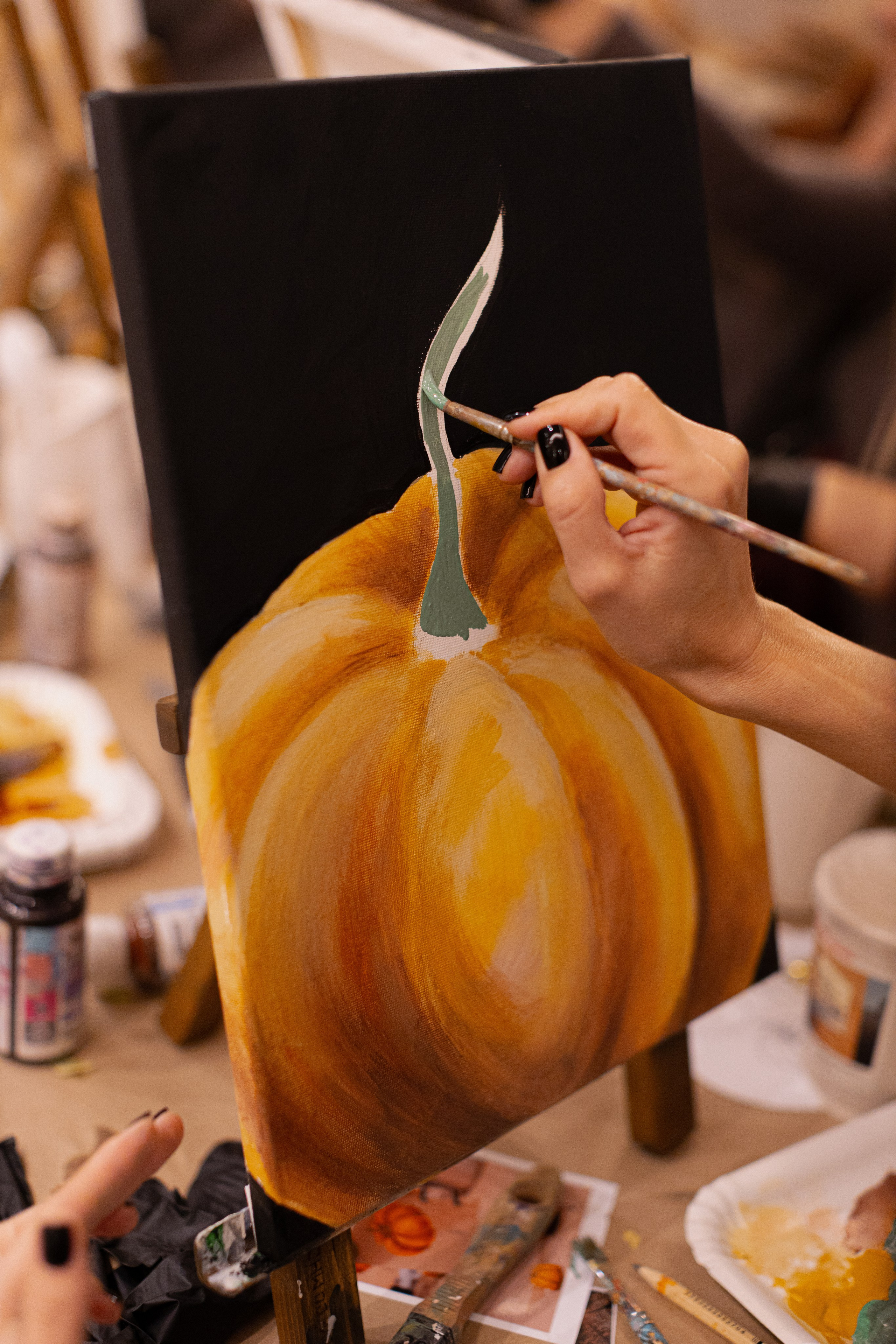 МК Тыква в кафе Здрасте. Анастасия Ракчеева Художник