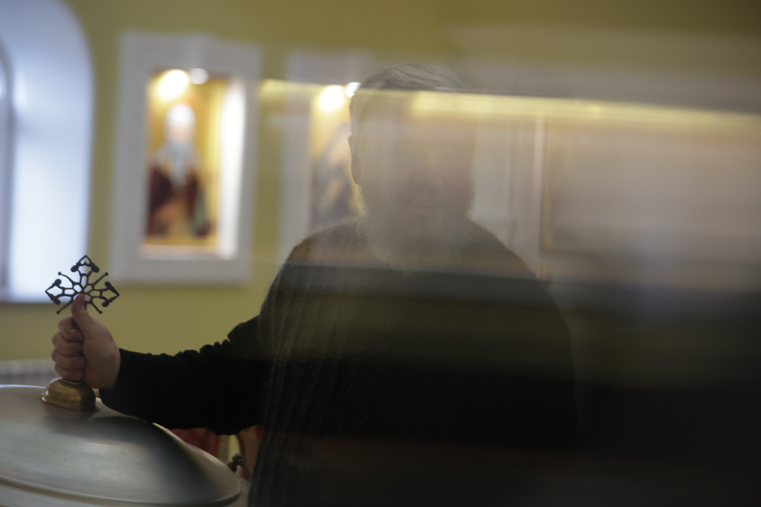 Крещение. Фотосессия в стиле мета-модерн. Фотограф Антонина Гудкова