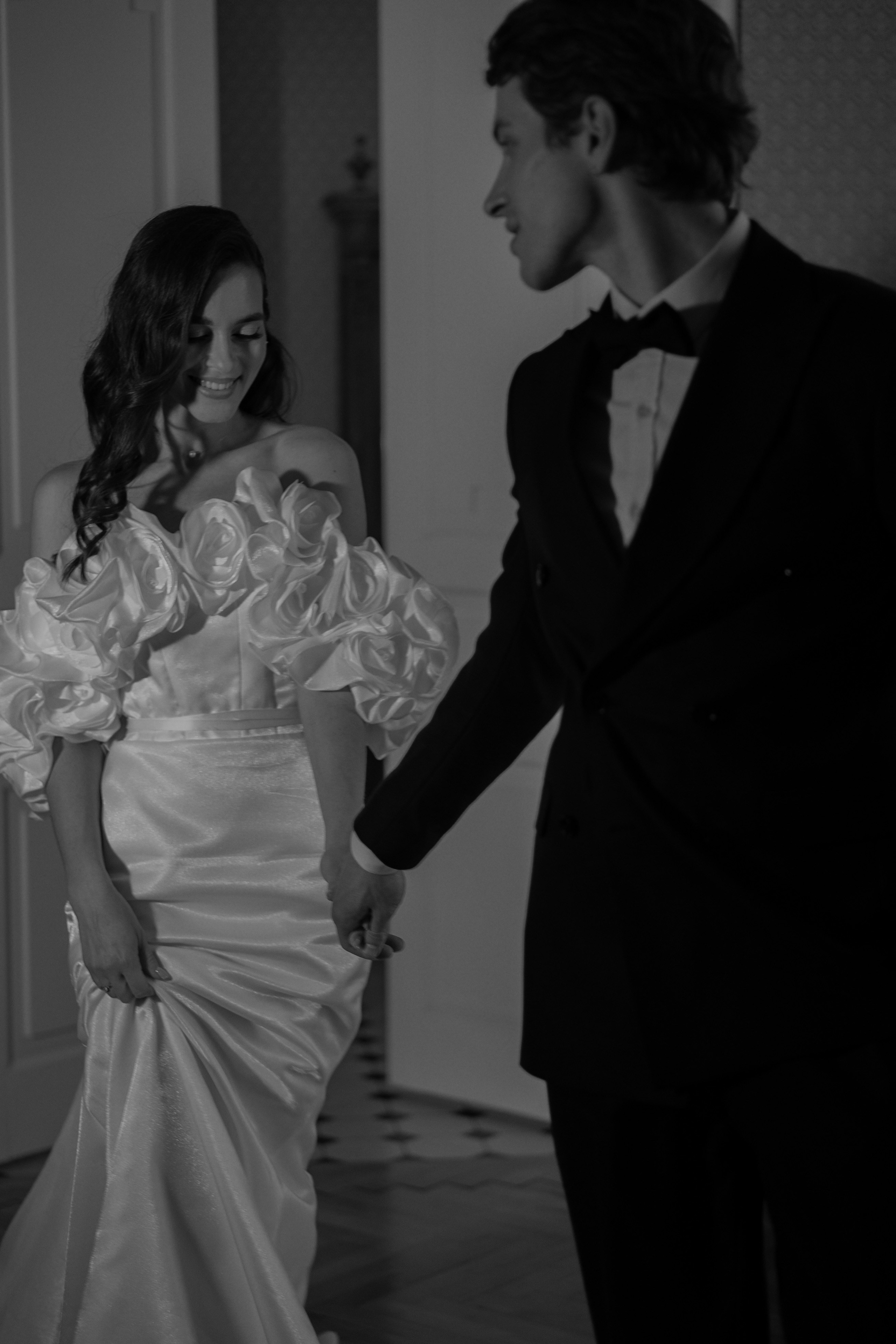 Свадебная в ретро-квартире. Фотограф Арина Шмакова