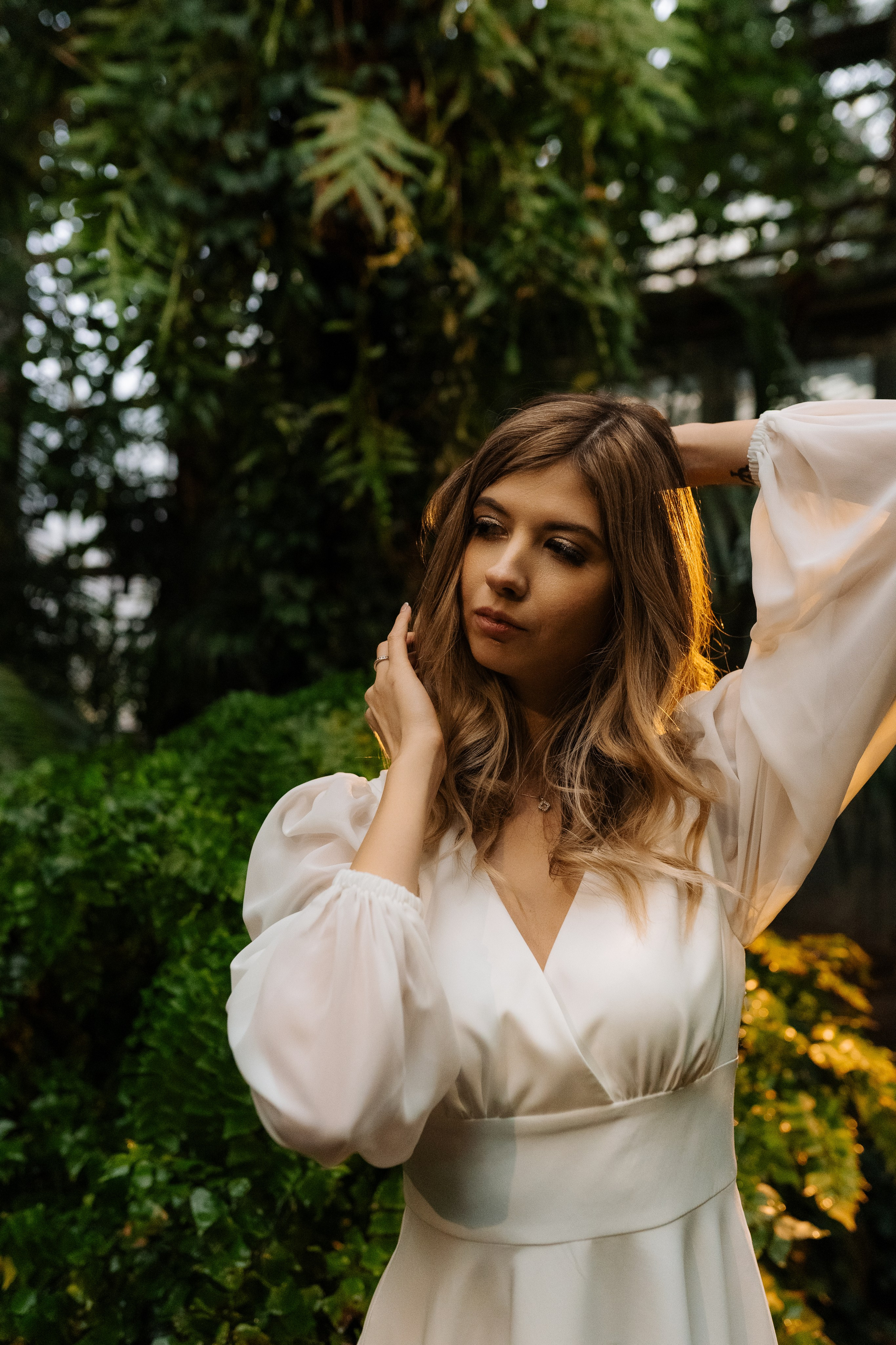 Свадебная фотосессия в оранжерее, Москва. Свадебный фотограф в Москве Анна Полушина