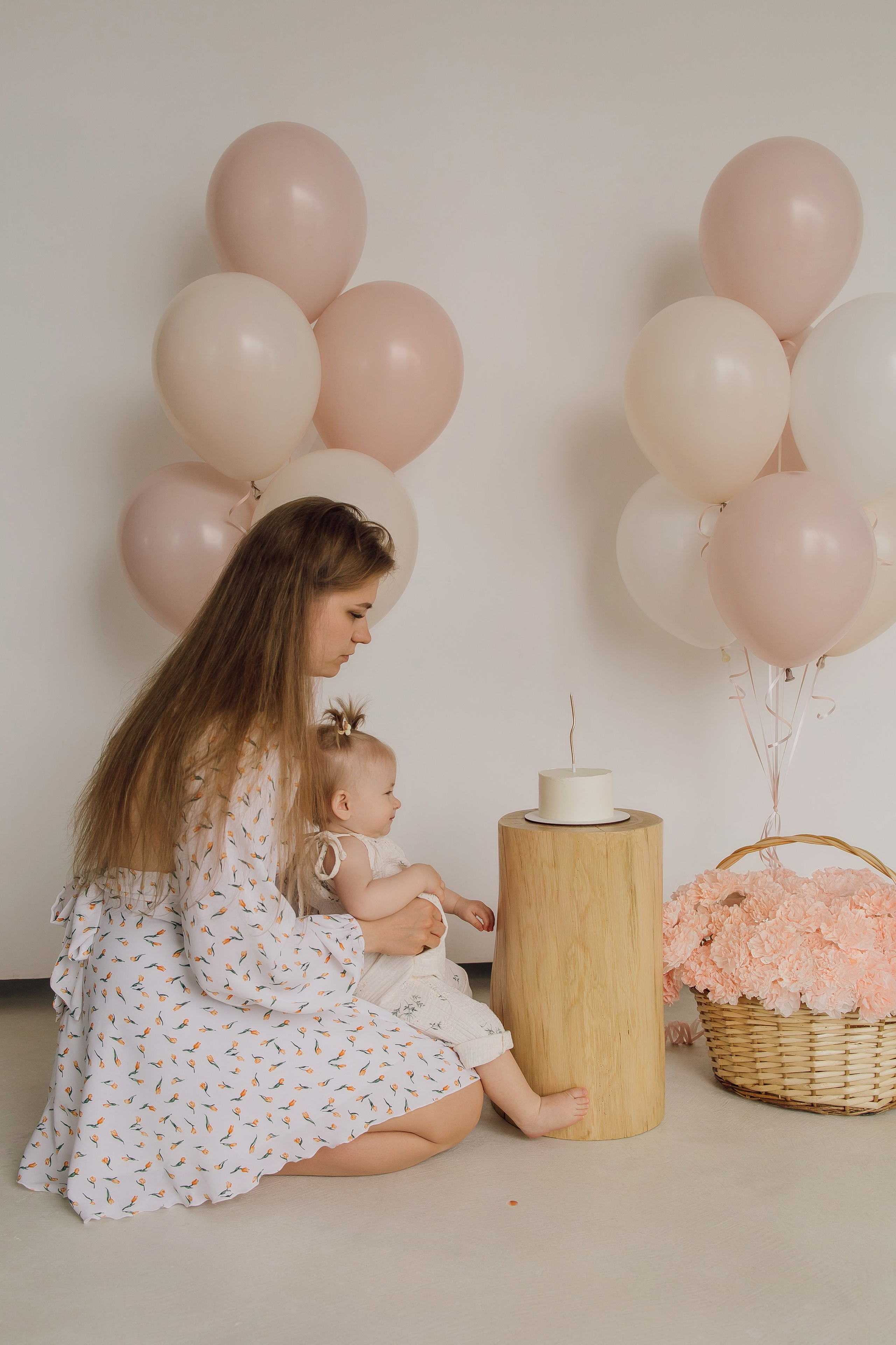 МАлышка Анечка с мамой и папой