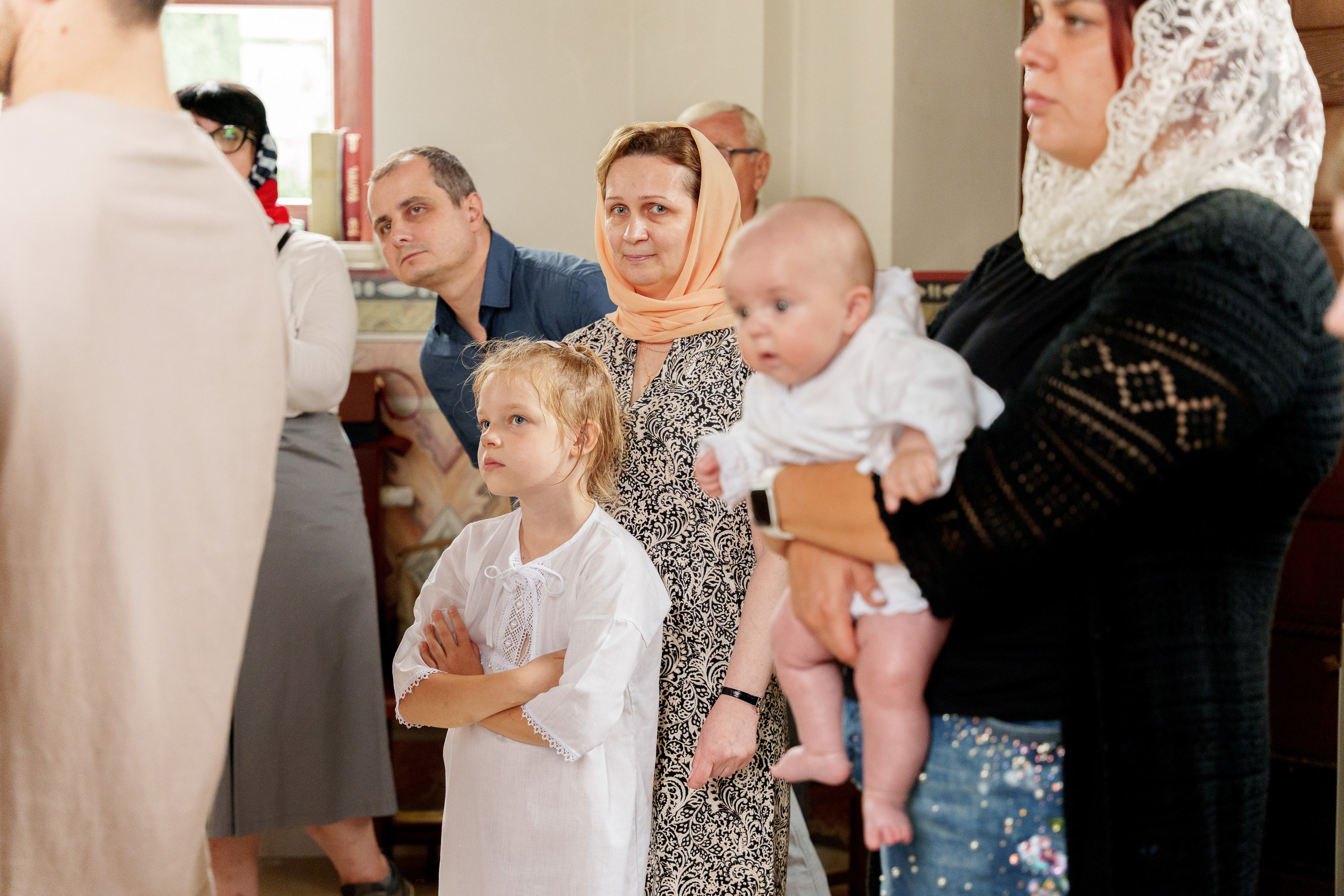 Крещение Полины. Фотограф Юлия Попова