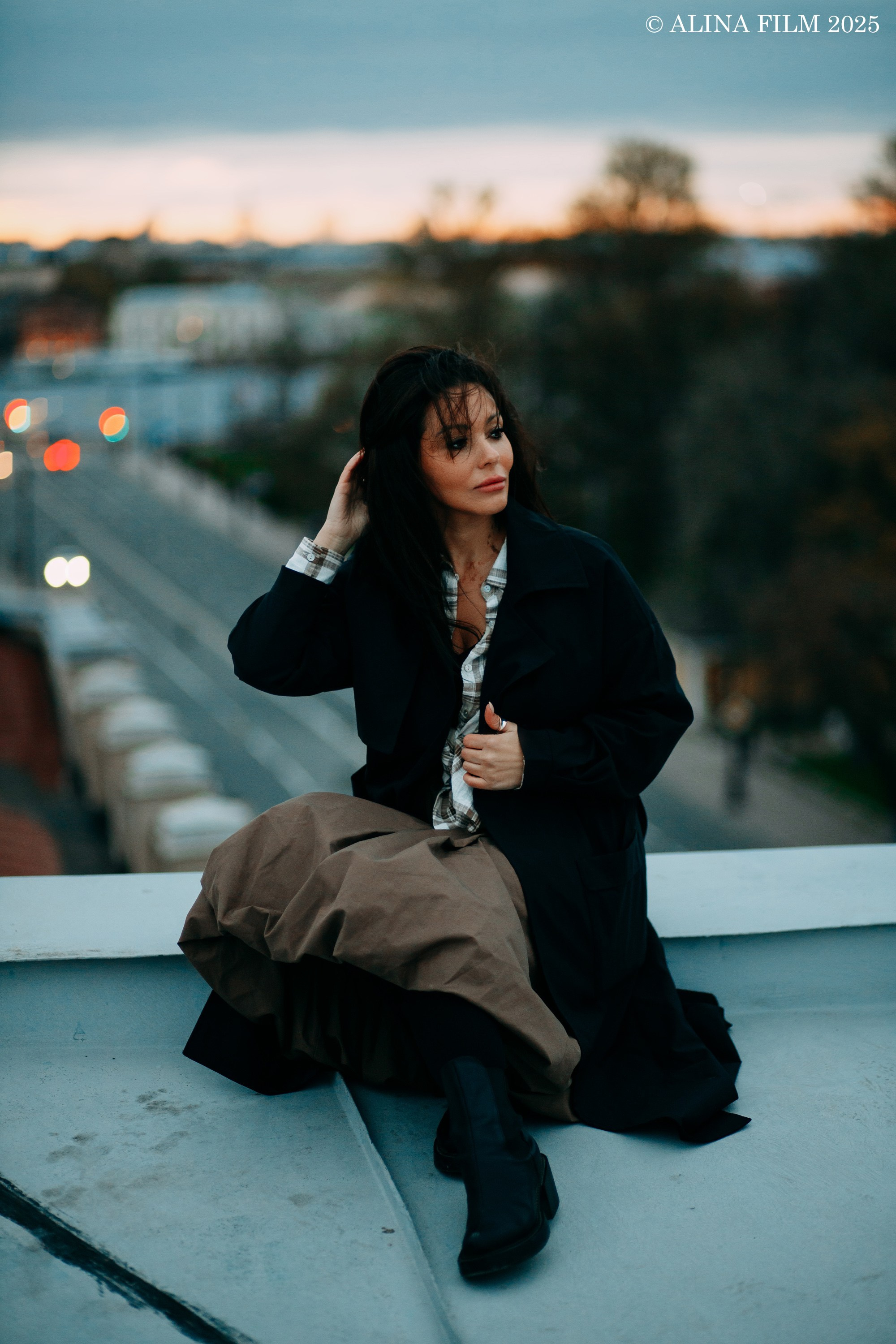 Фотосессия на крыше у Исаакиевского собора. Фотограф в Санкт-Петербурге Alina Film