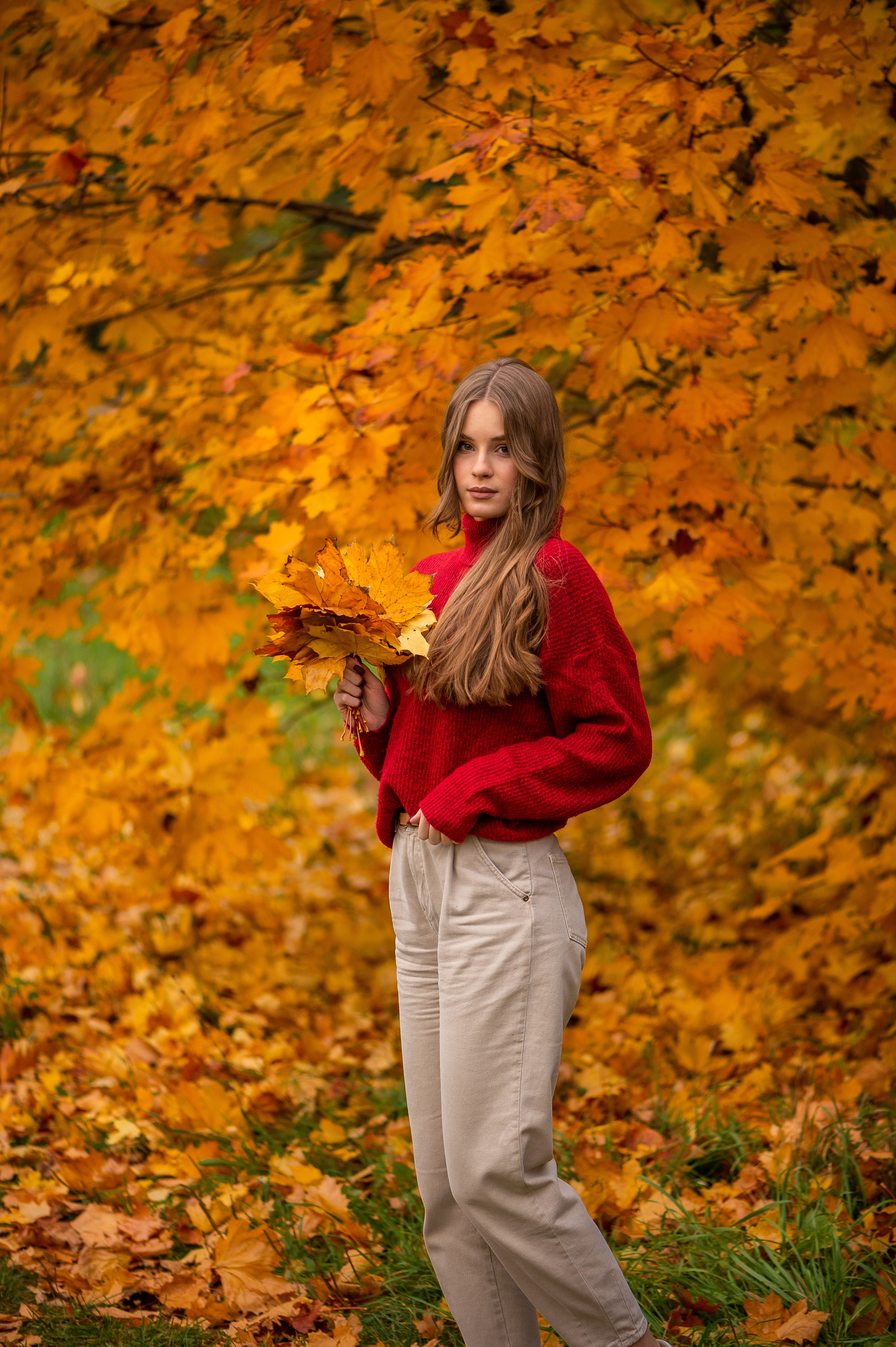 Осенняя фотосессия для Вероники. Фотосессии в Москве, женский и семейный фотограф Юлия Михайленко