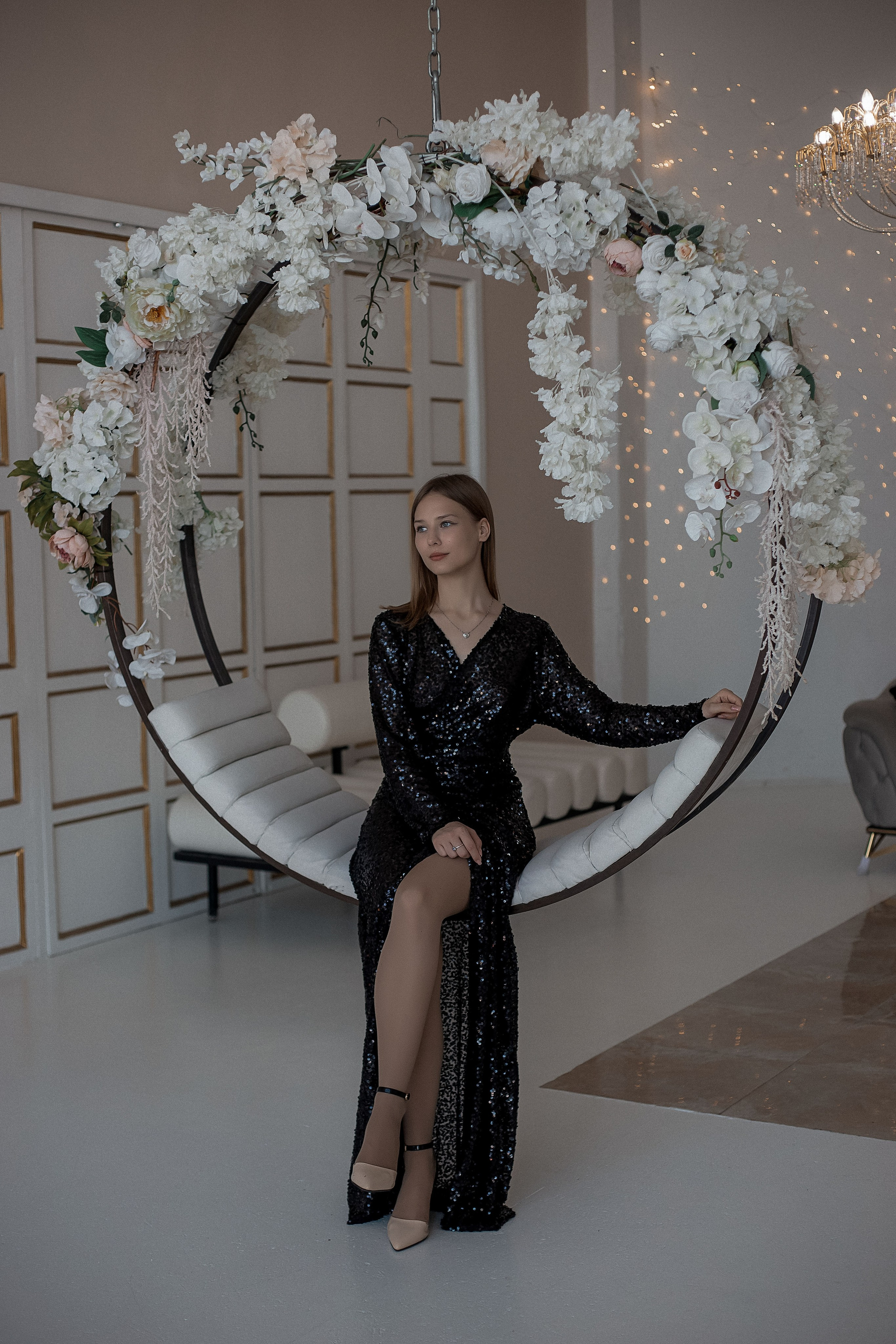 Вечернее платье в паетках. Https://malovafoto.ru