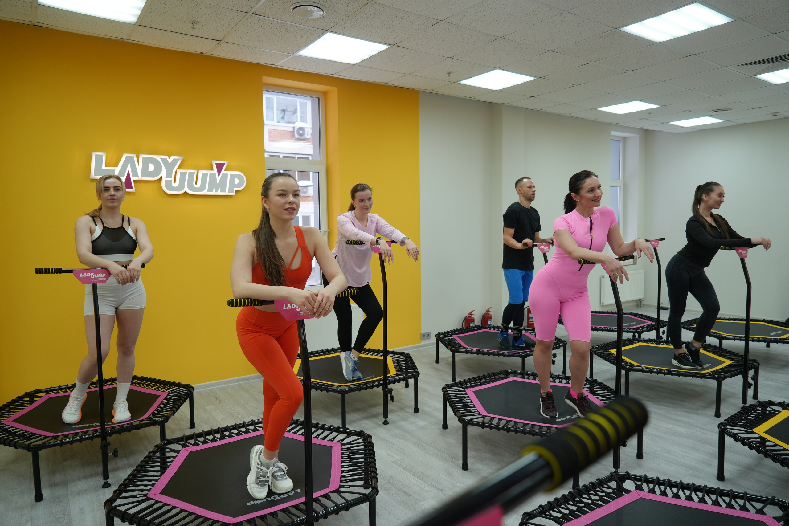 Открытие батутного центра «Lady Jump». Видеограф и Фотограф в Москве