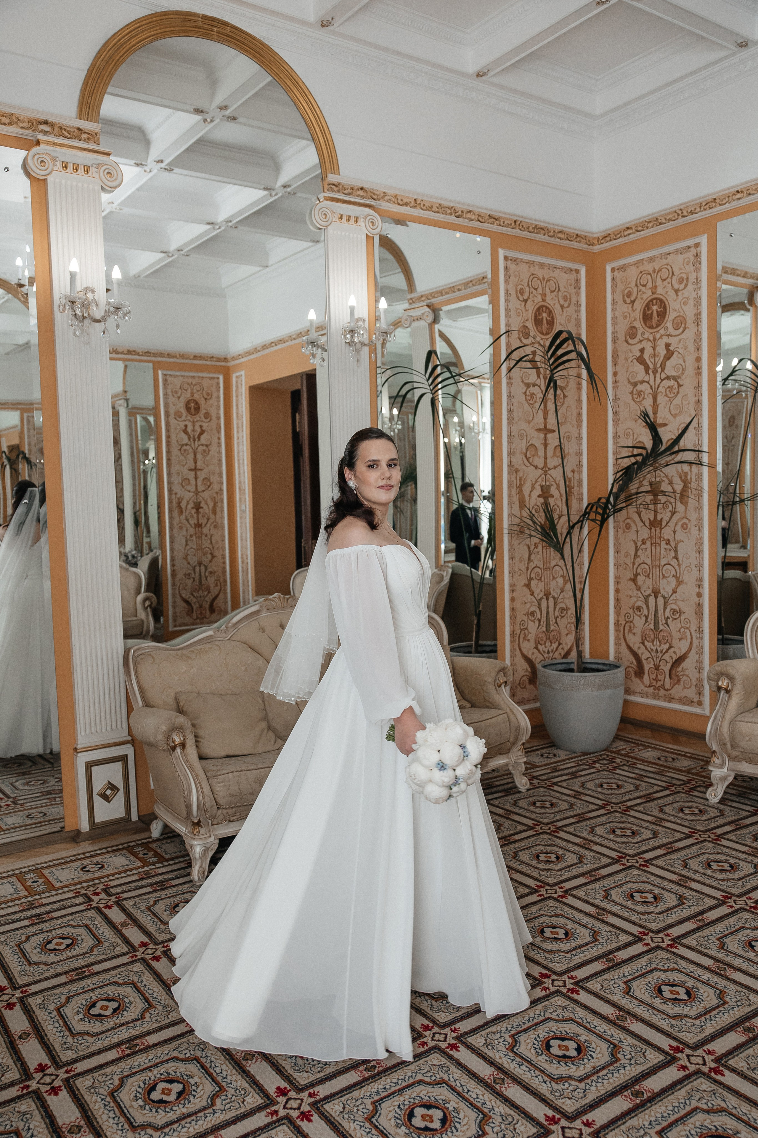 Регистрация брака во Дворце Бракосочетания 1. Свадебный фотограф в Москве Дарья Олендарёва