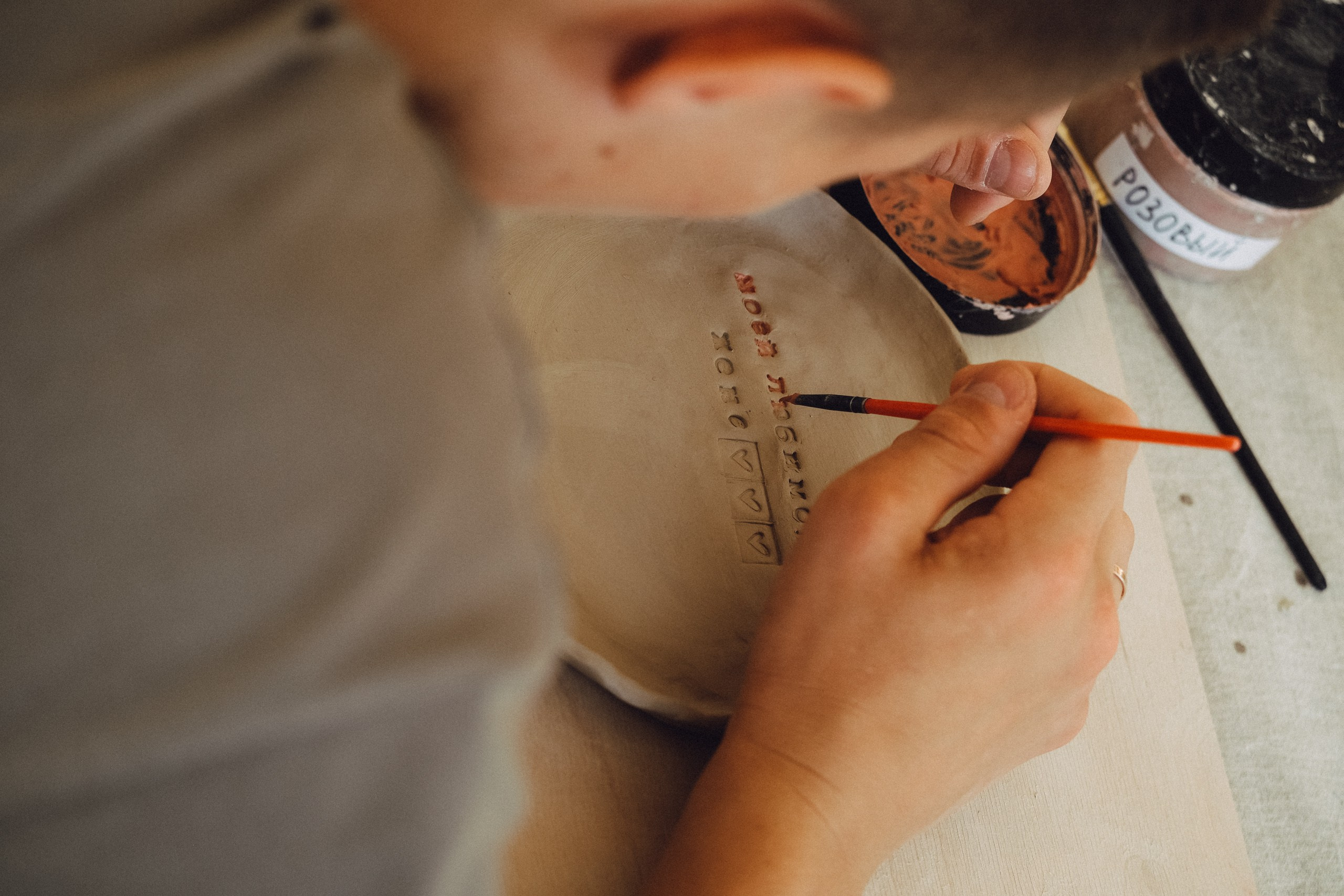 Любовь в студии лепки. Профессиональный фотограф, Санкт-Петербург — Виктория Богомолова