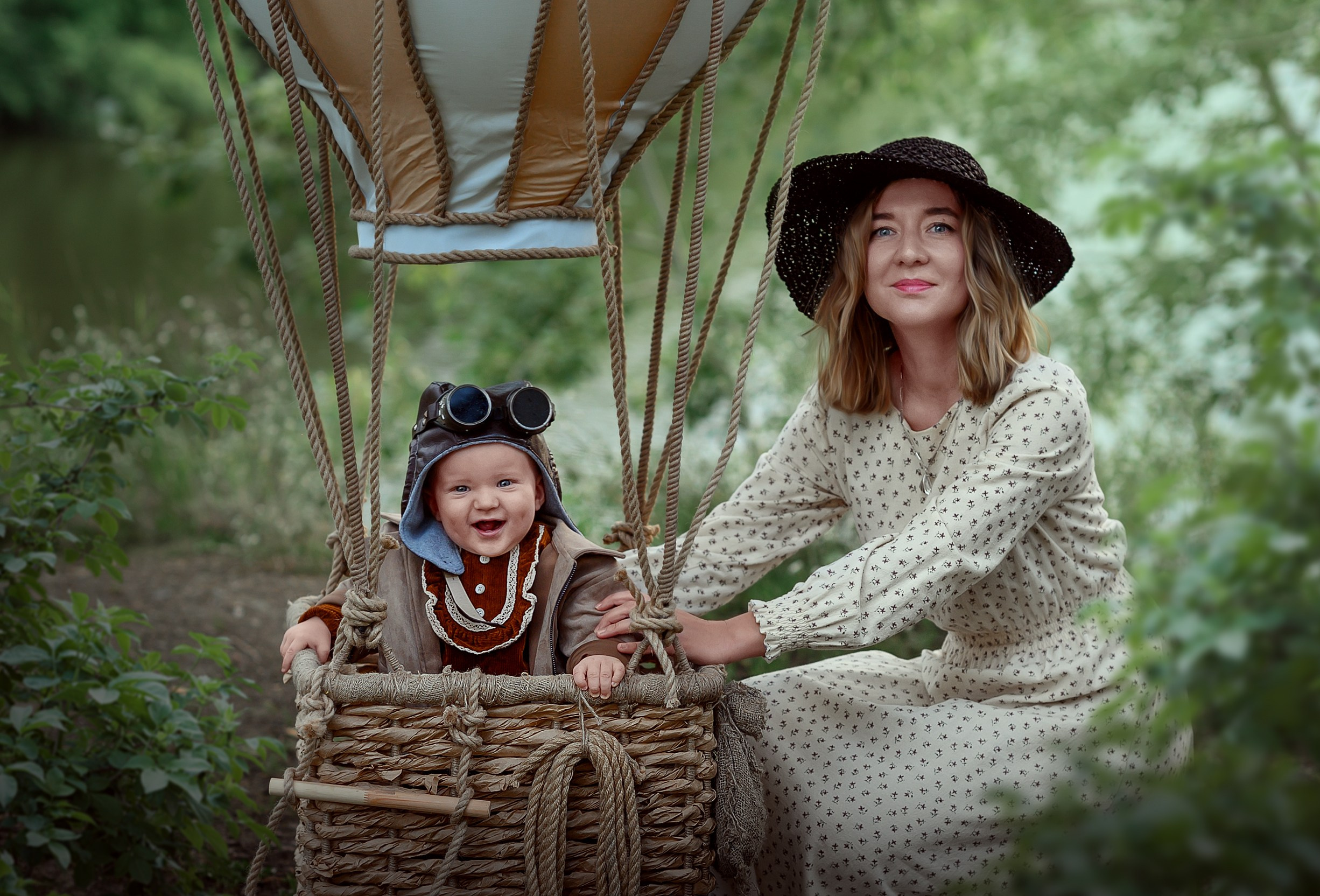 ВОЗДУШНЫЙ ШАР. Семейный фотограф Екатеринбург Лора Мур