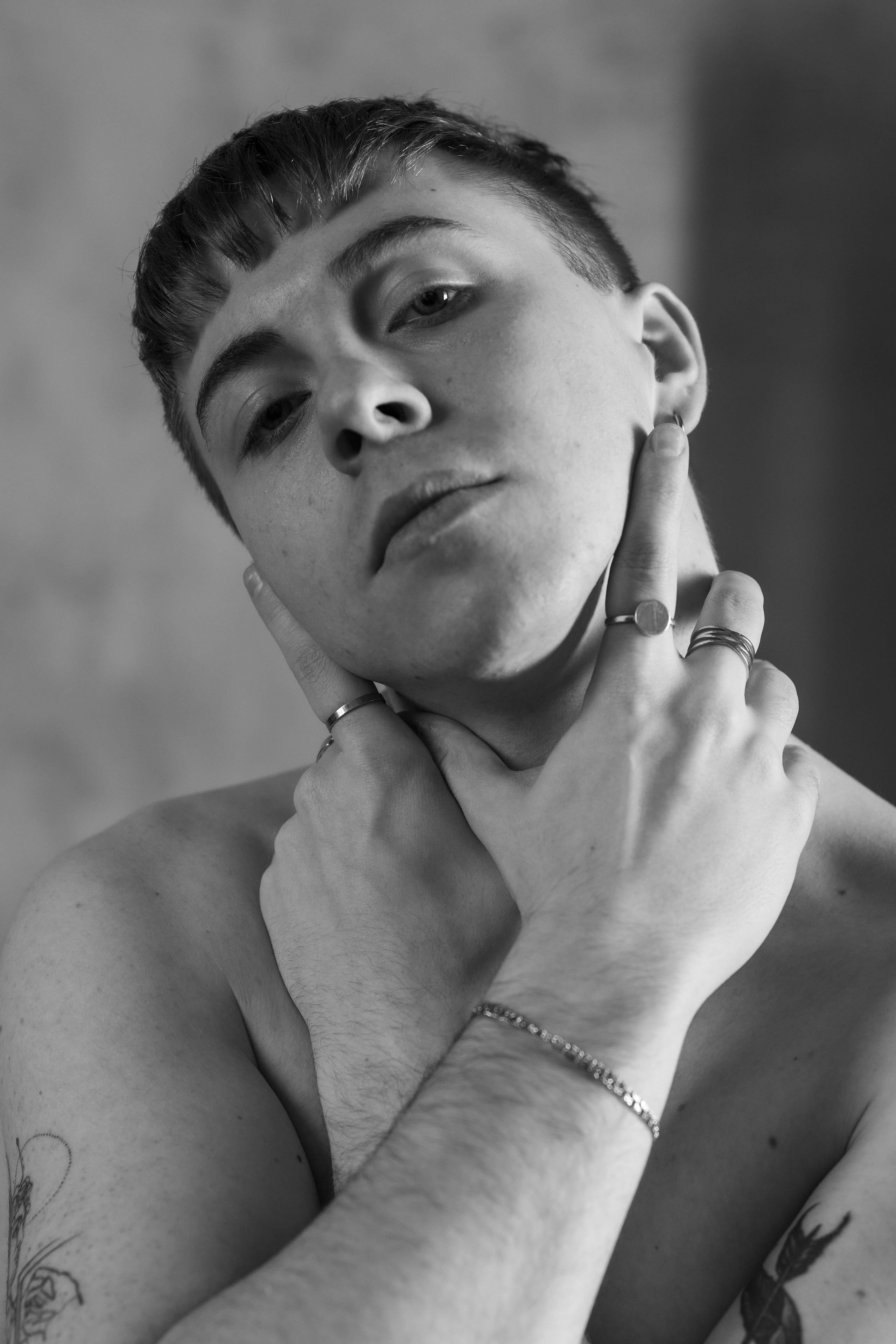 Мужской черно-белый портрет. Фотограф и видеограф в Москве Анна Матюхина