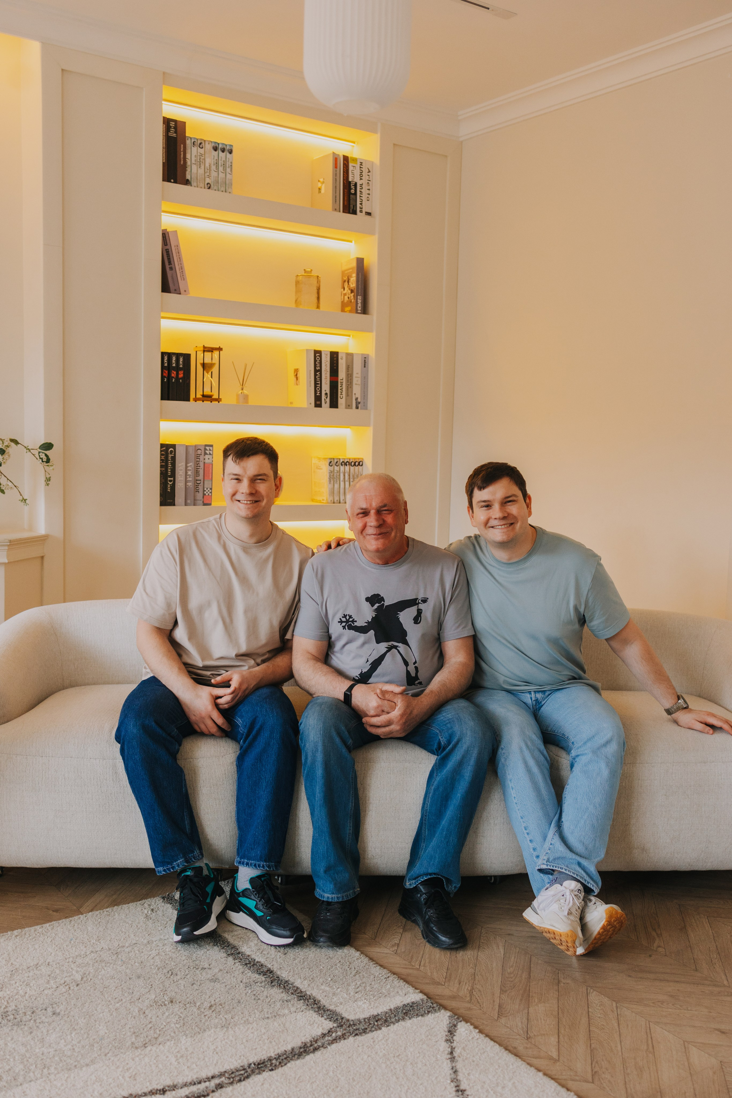 Большая семья. Домашняя фотосессия