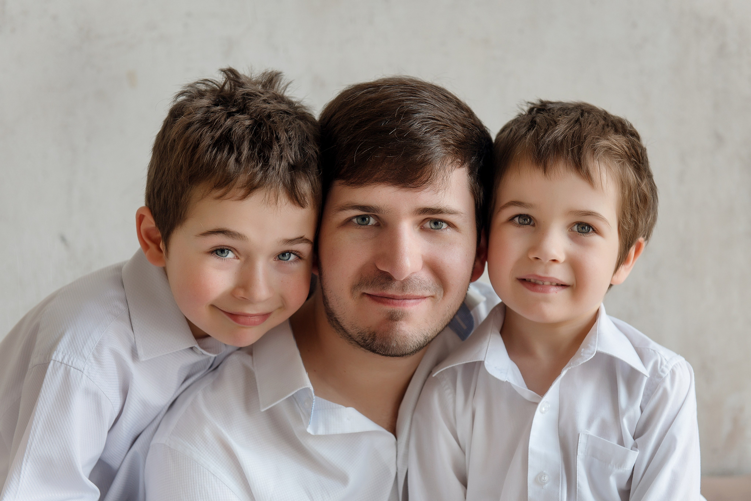 Семейная съёмка в студии. Детский фотограф в Долгопрудном и Москве