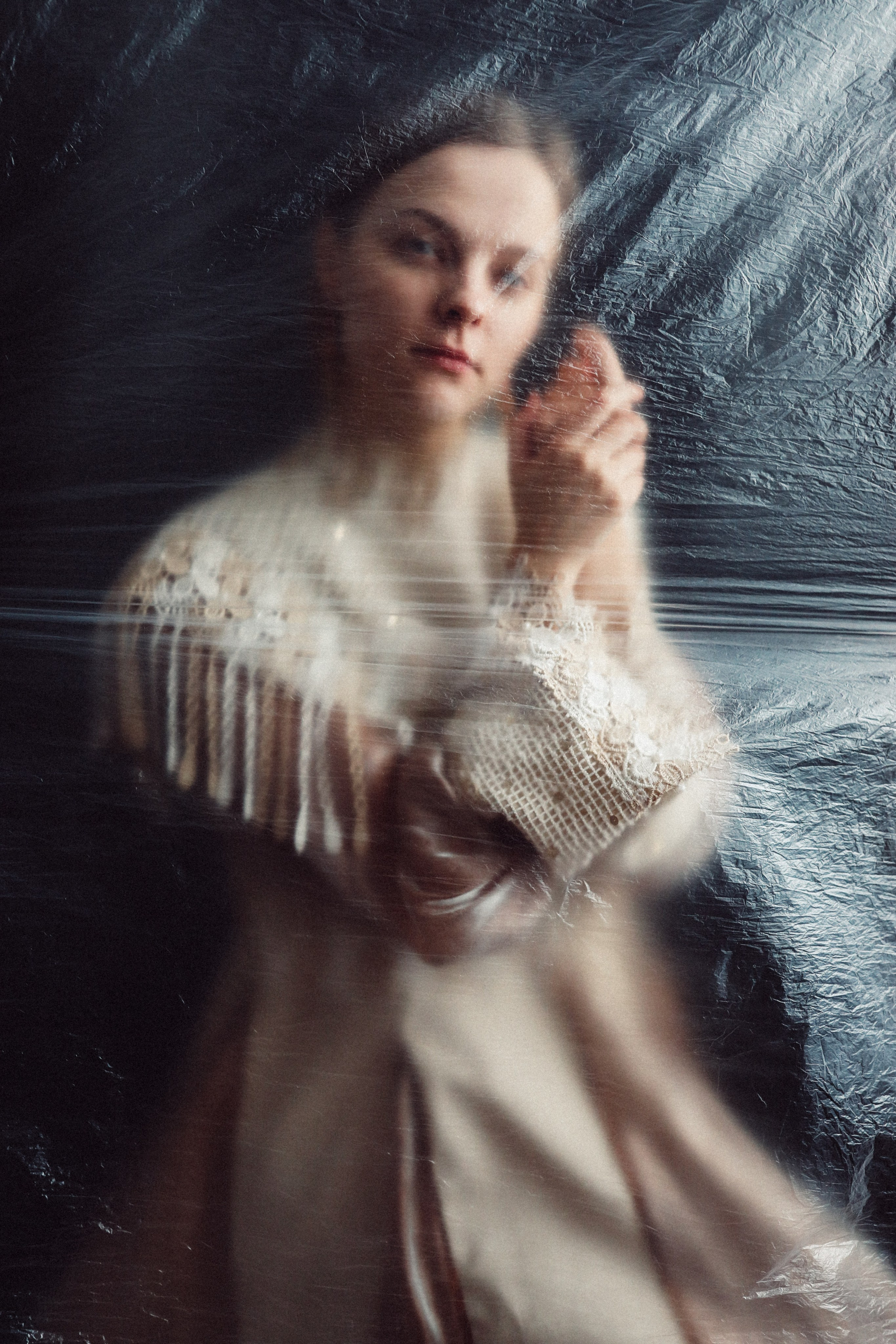 Photographer Pavel Kun project ”Metamorphosis”.  Photography "It's written in oil"