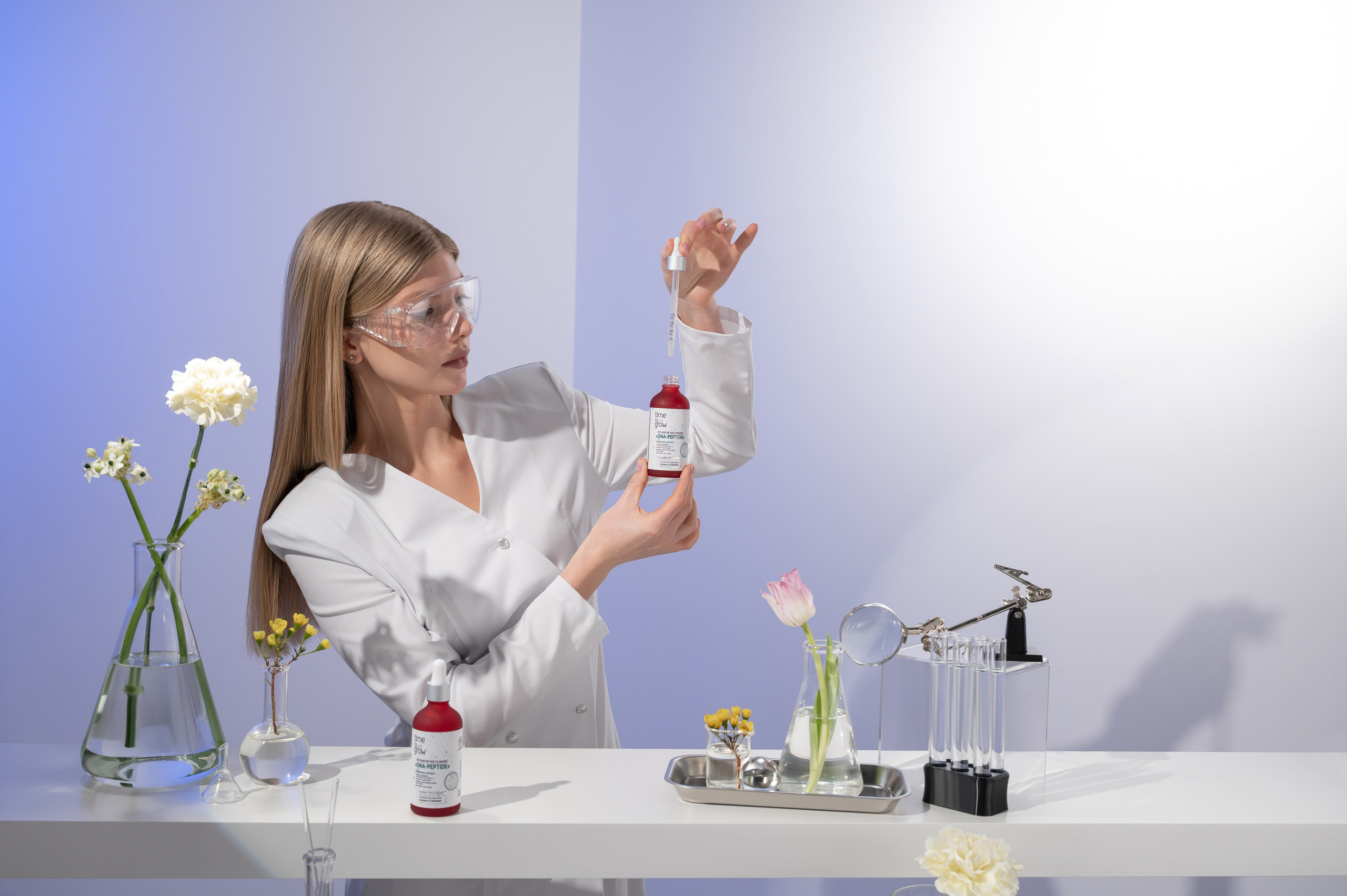 Time To Grow. Студия рекламной и предметной съемки товаров WELKO Studio