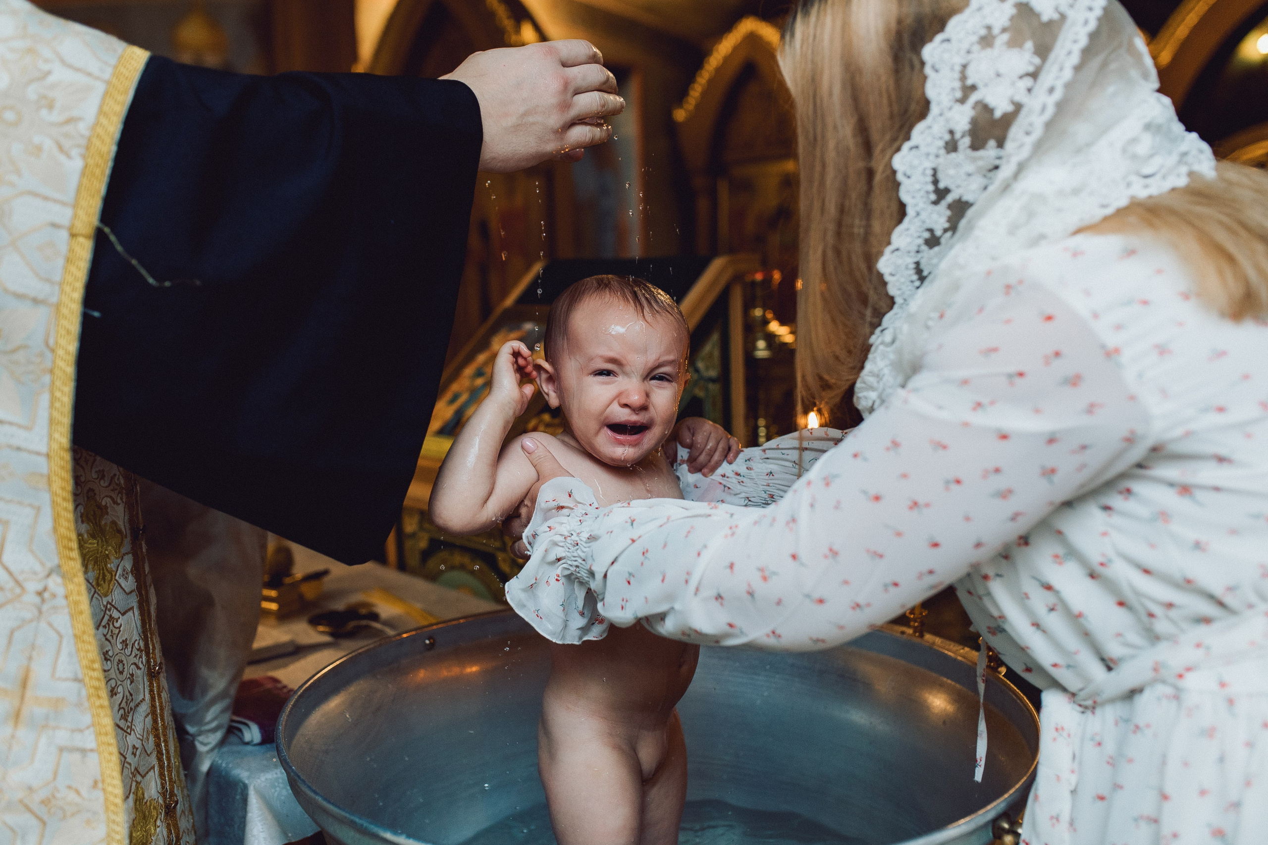 Крещение в Троицком соборе