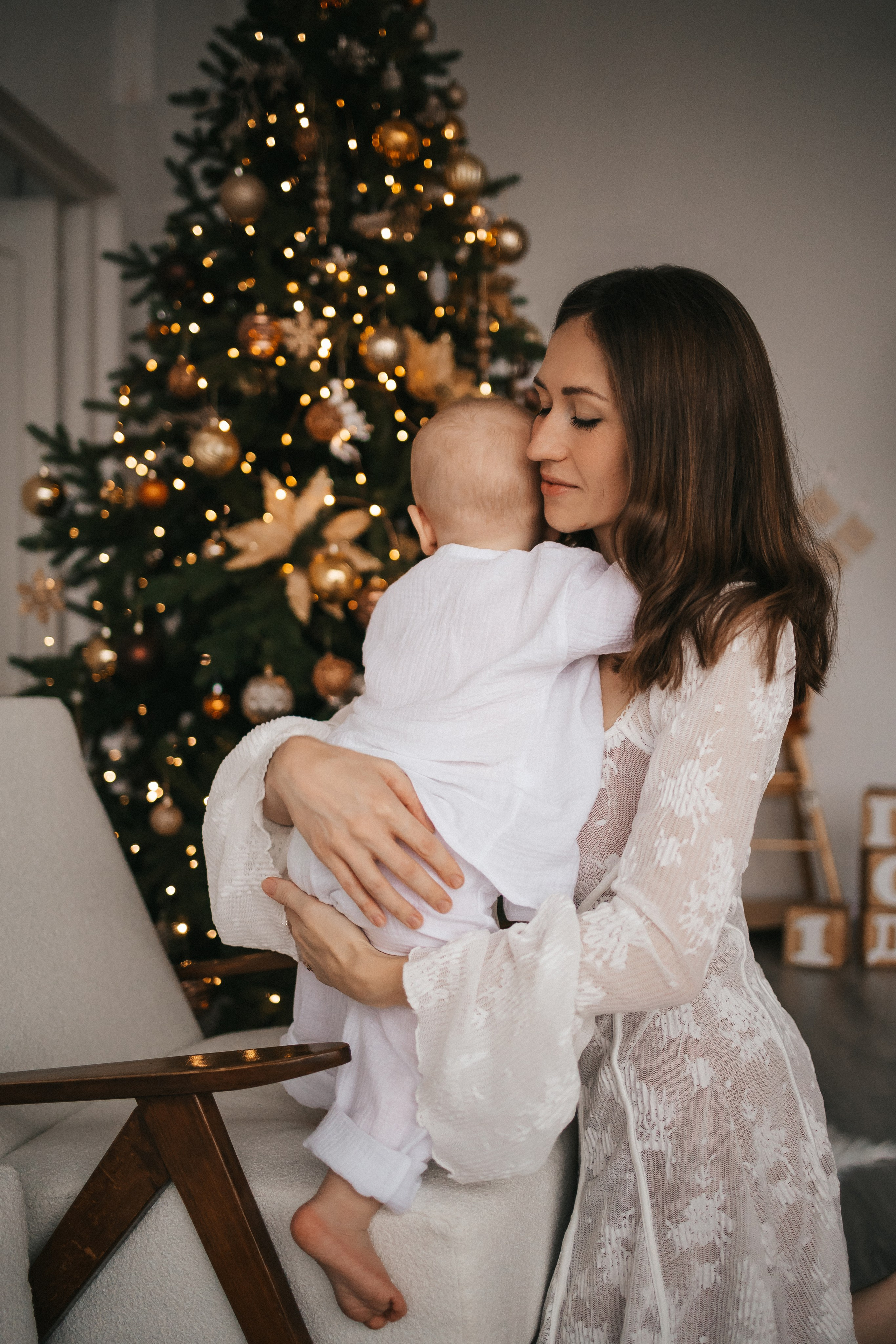 Саше 1 годик в новогодних локациях. Фотограф Нижний Новгород
