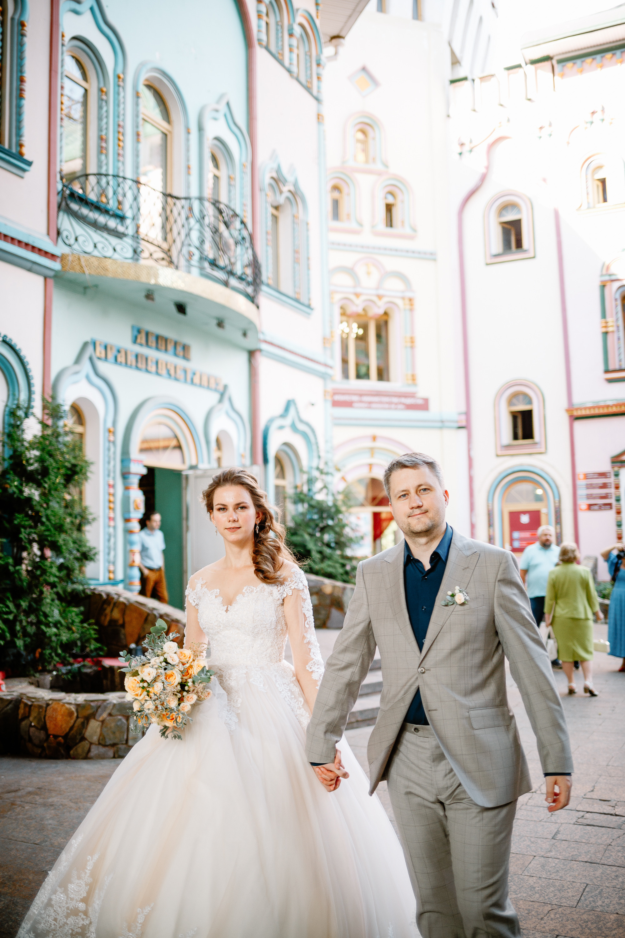 Регистрация в Измайловском дворце бракосочетания.