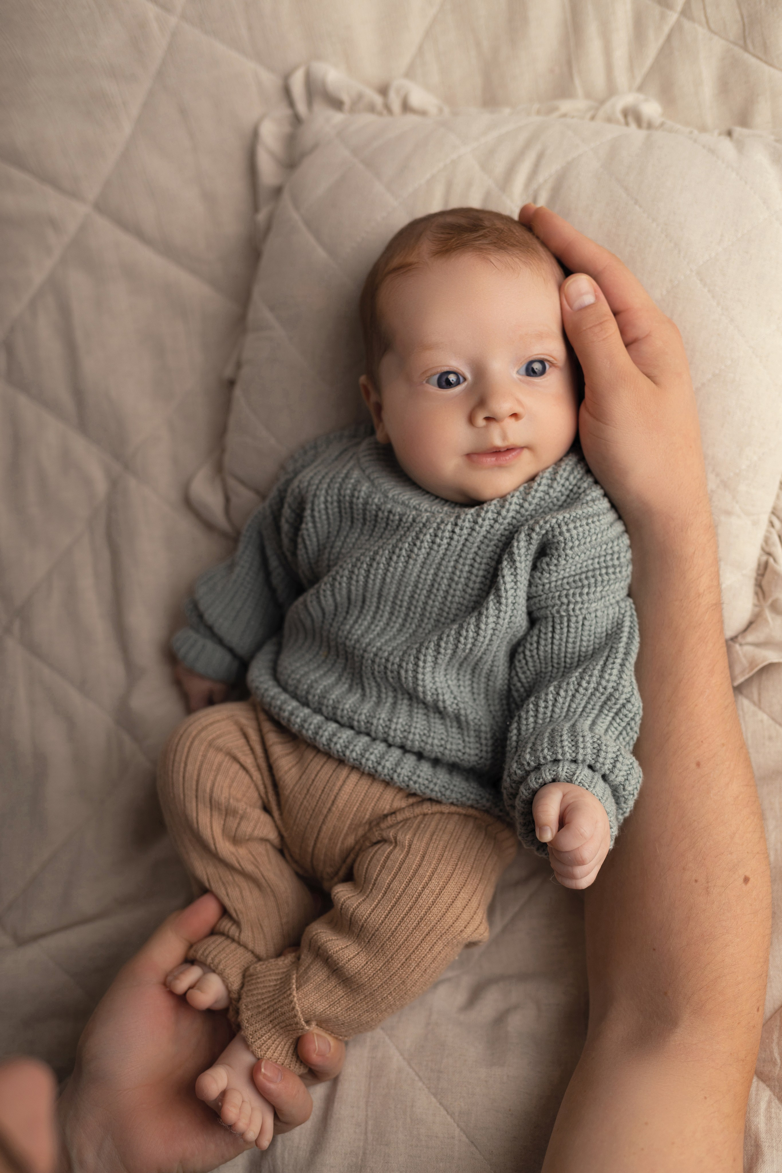 Newborn съемка в стиле Лайф. Фотограф новорожденных малышей в Омске и Омской области Эльвира Камаева